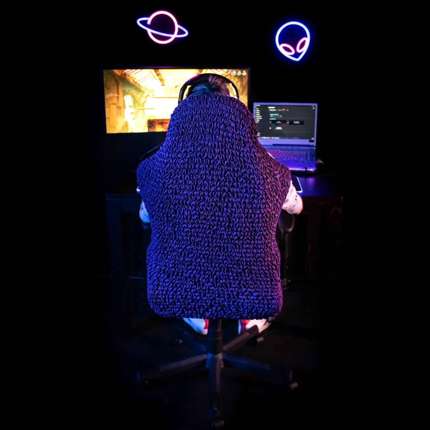 Premium Gaming Chair Slipcover - Breathable Microfiber Collection - Perfect for PC Gaming Setup, Home Office & Esports Enthusiasts