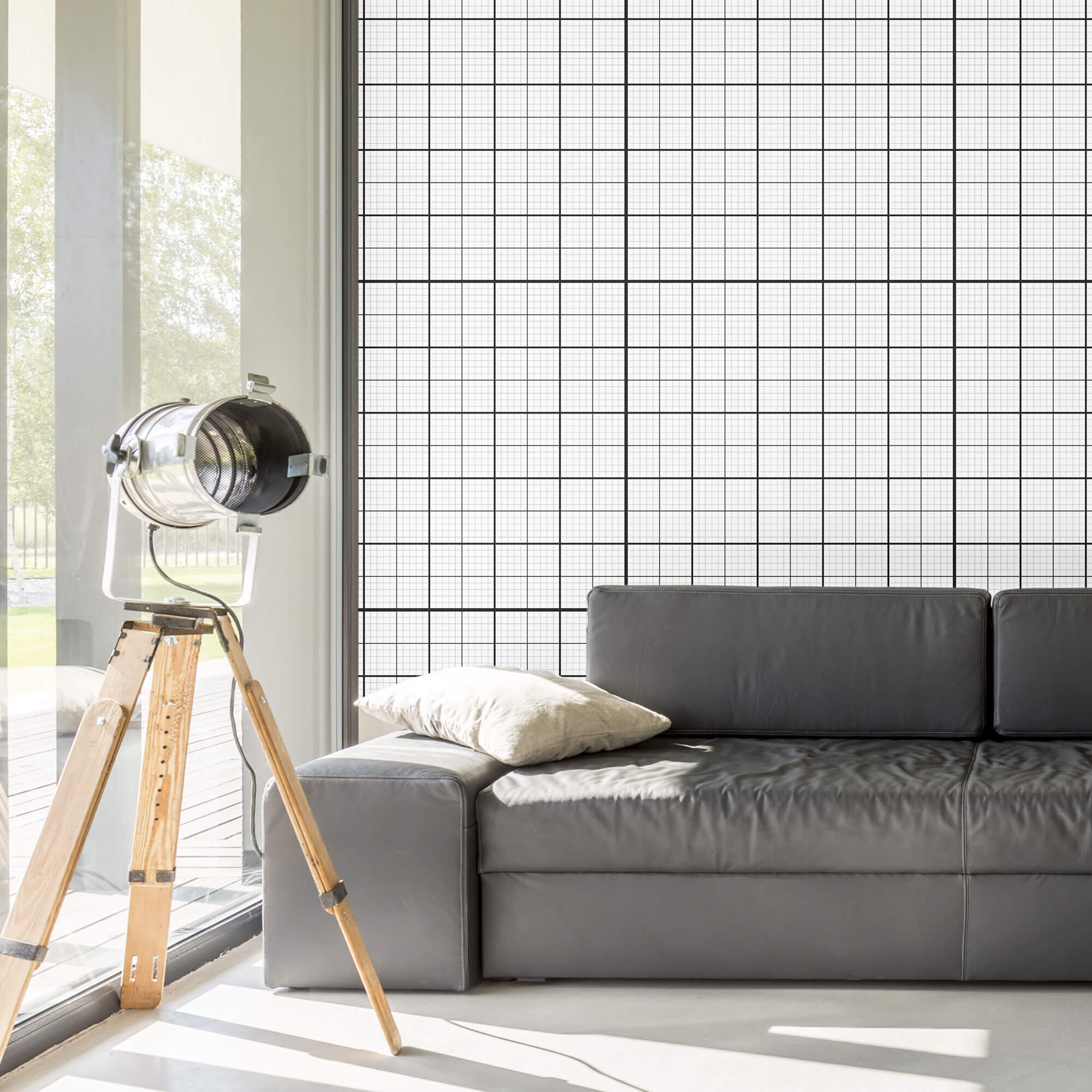 Black and Grey Geometric Peel and Stick Removable Wallpaper - Self-Adhesive Decorative Wall Covering for Bedroom, Living Room, and Office Decor
