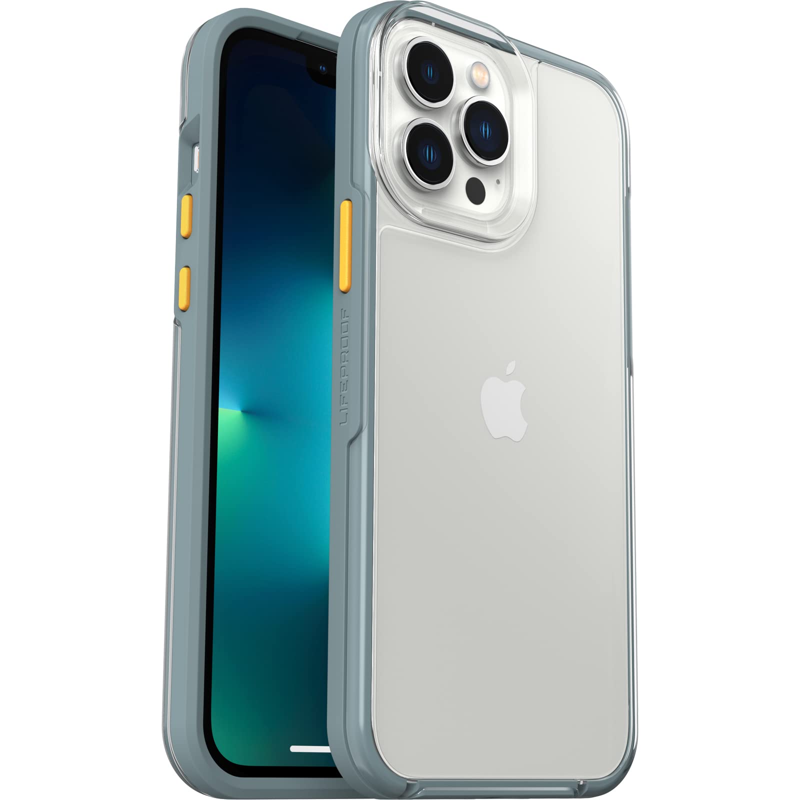 LifeProof SEE SERIES Waterproof Case for iPhone 13 Pro Max & iPhone 12 Pro Max - ZEAL GREY | Shockproof & Drop Protection | Perfect for Outdoor Adventures, Hiking & Water Activities