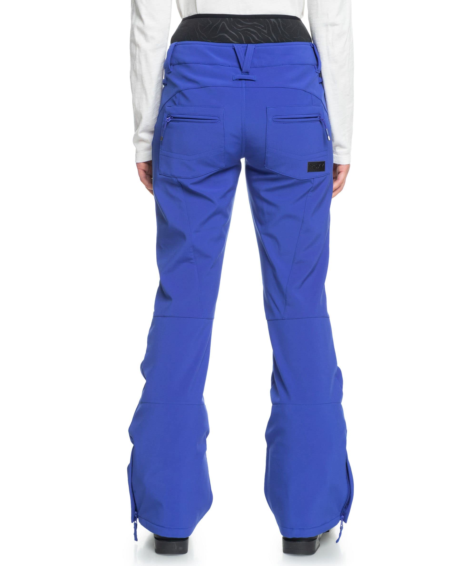 Roxy Women's Rising High Snow Pants - Waterproof Insulated Ski Pants for Winter Sports & Outdoor Activities