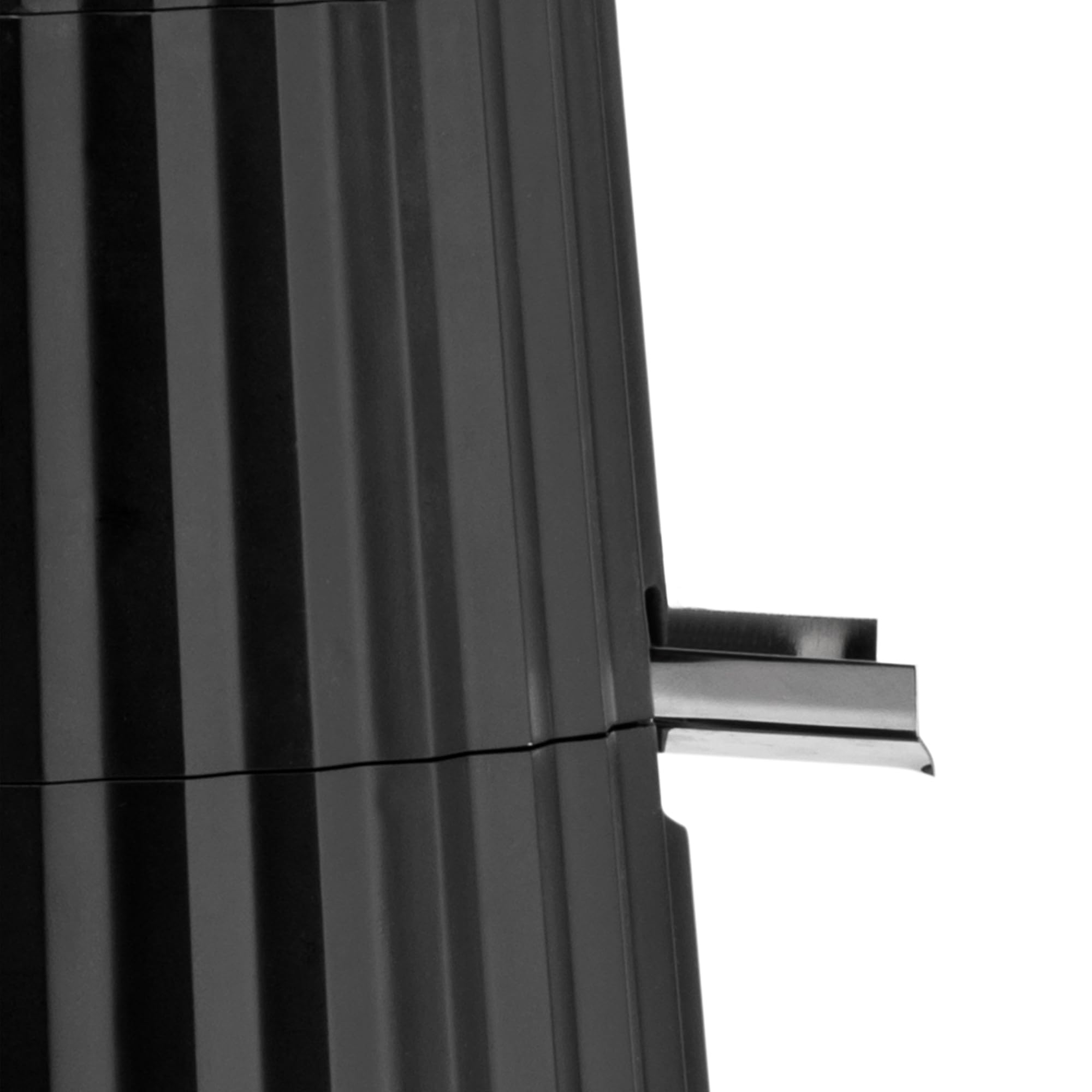 Alessi Plissé MDL07B/USA Electric Citrus Juicer - 85W Black Thermoplastic Resin Lemon Squeezer with US Plug | Perfect for Kitchen, Bar & Restaurant Use