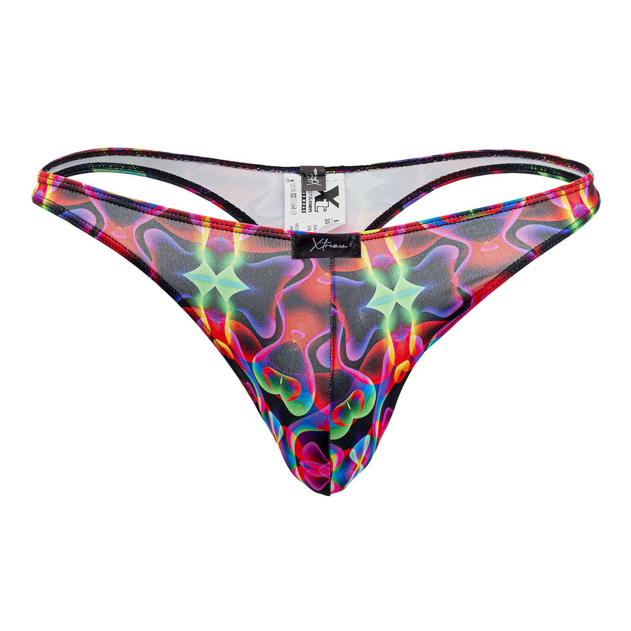 Xtremen Printed Thong 91171 - Sexy Women's Underwear, Comfortable Lingerie for Everyday Wear - Perfect for Date Night, Beach, and Sleepwear