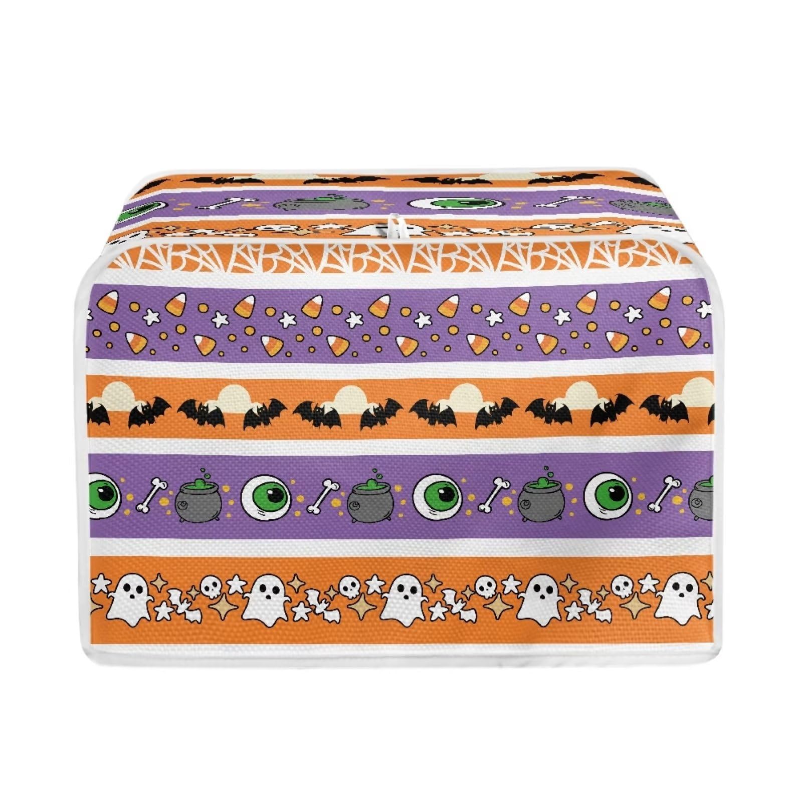 Psesaysky Halloween Bats 2 Slice Toaster Covers with Top Hook - Durable Kitchen Protection, Halloween Gift & Decoration, Perfect for Kitchen Accessories Dust Protection & Halloween Party Setup