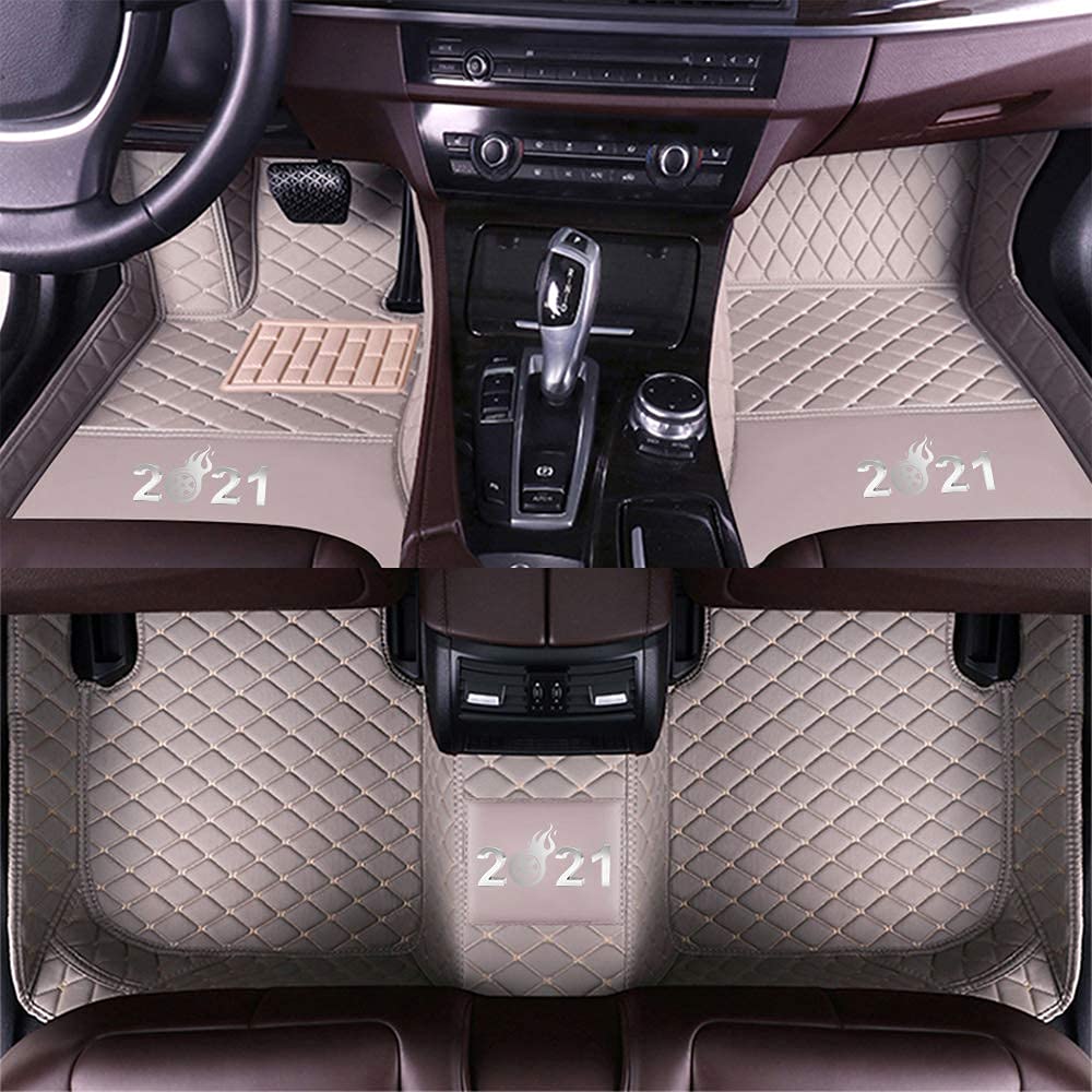 Custom Car Floor Mats for Mercedes-Benz SL550 2009-2021 - Non-Slip Gray All-Weather Protection with Stylish Pattern | Perfect for Road Trips & Daily Commutes
