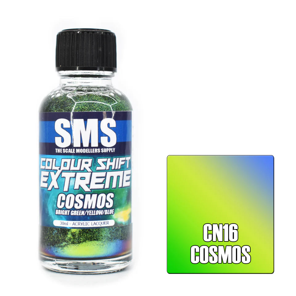 30ml Airbrush Paint - Color Shift Extreme Cosmos Acrylic Lacquer for Scale Models | Perfect for Miniatures, Cosplay & Automotive Customization