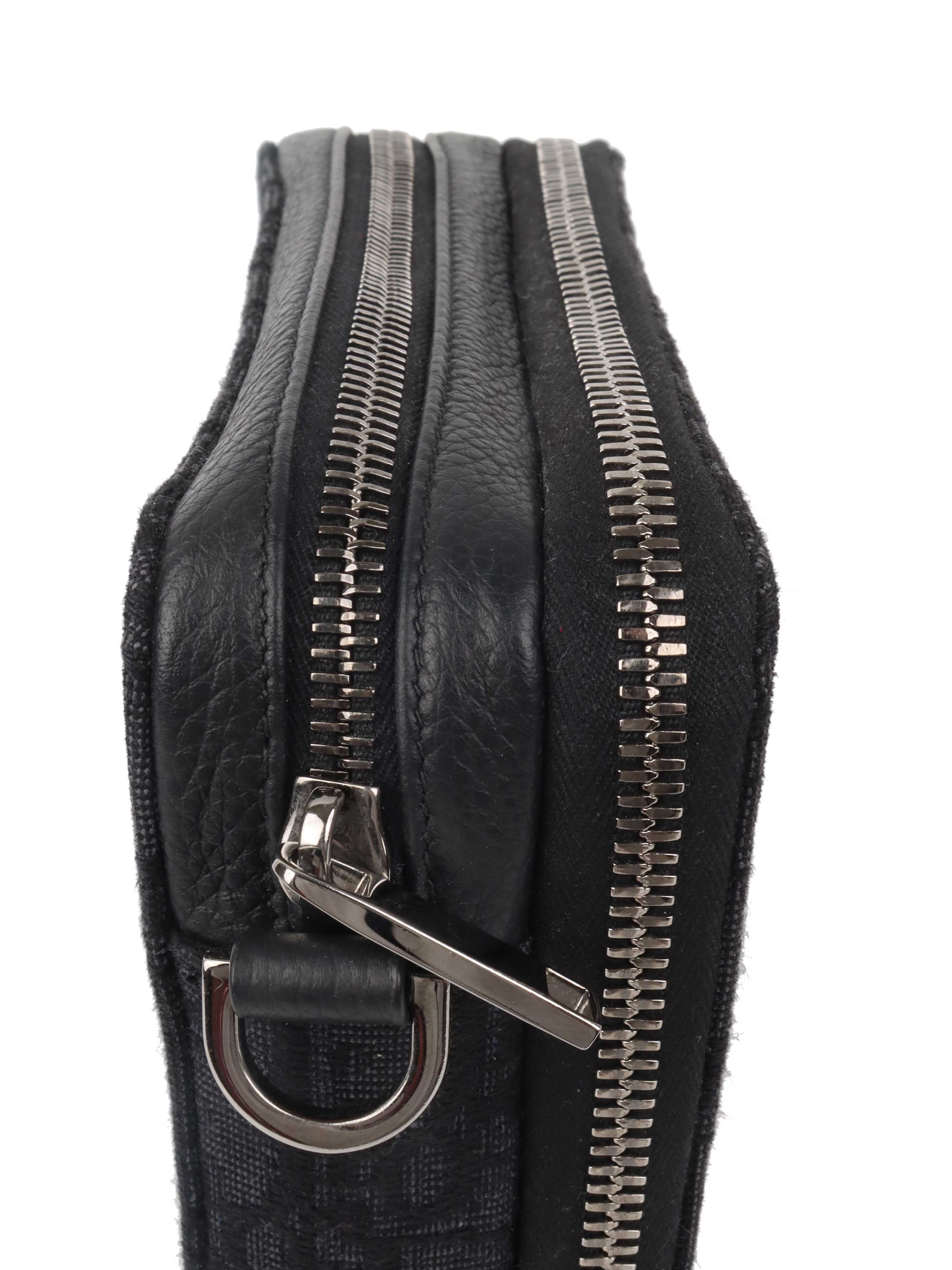 Dior Oblique Jacquard Pouch with Adjustable Strap - Black Luxury Crossbody Bag for Women | Perfect for Everyday Use, Travel & Special Occasions