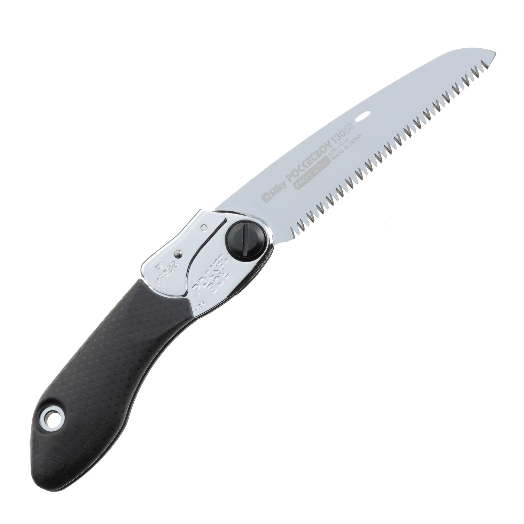 Silky Professional Series PocketBoy Folding Saw 130mm with Medium Teeth (340-13) - Compact Hand Saw for Camping, Woodworking & Outdoor Adventures