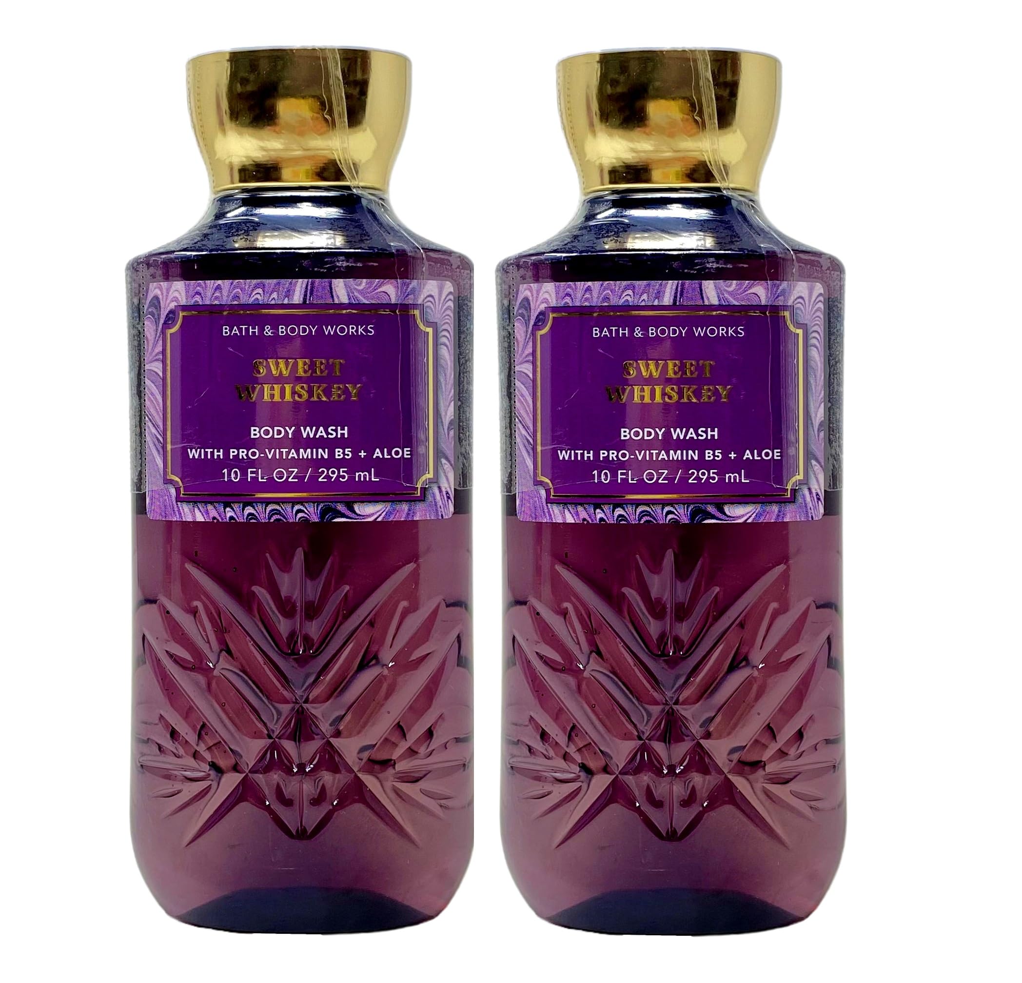 Sweet Whiskey Scented Body Wash 2-Pack Bundle - Full Size Bath & Body Works for Men & Women - Perfect for Daily Shower & Relaxation