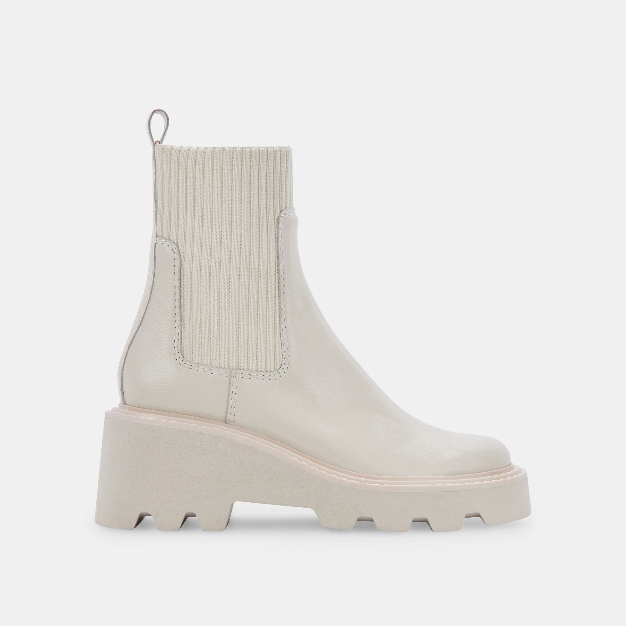 HOVEN H2O IVORY LEATHER BOOTS - Waterproof & Stylish Women's Boots for Rain, Snow & Outdoor Activities