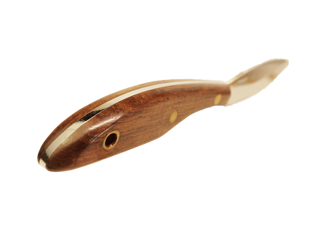 Premium Grohman #1 Stainless Steel Canadian Belt Knife - 4.25