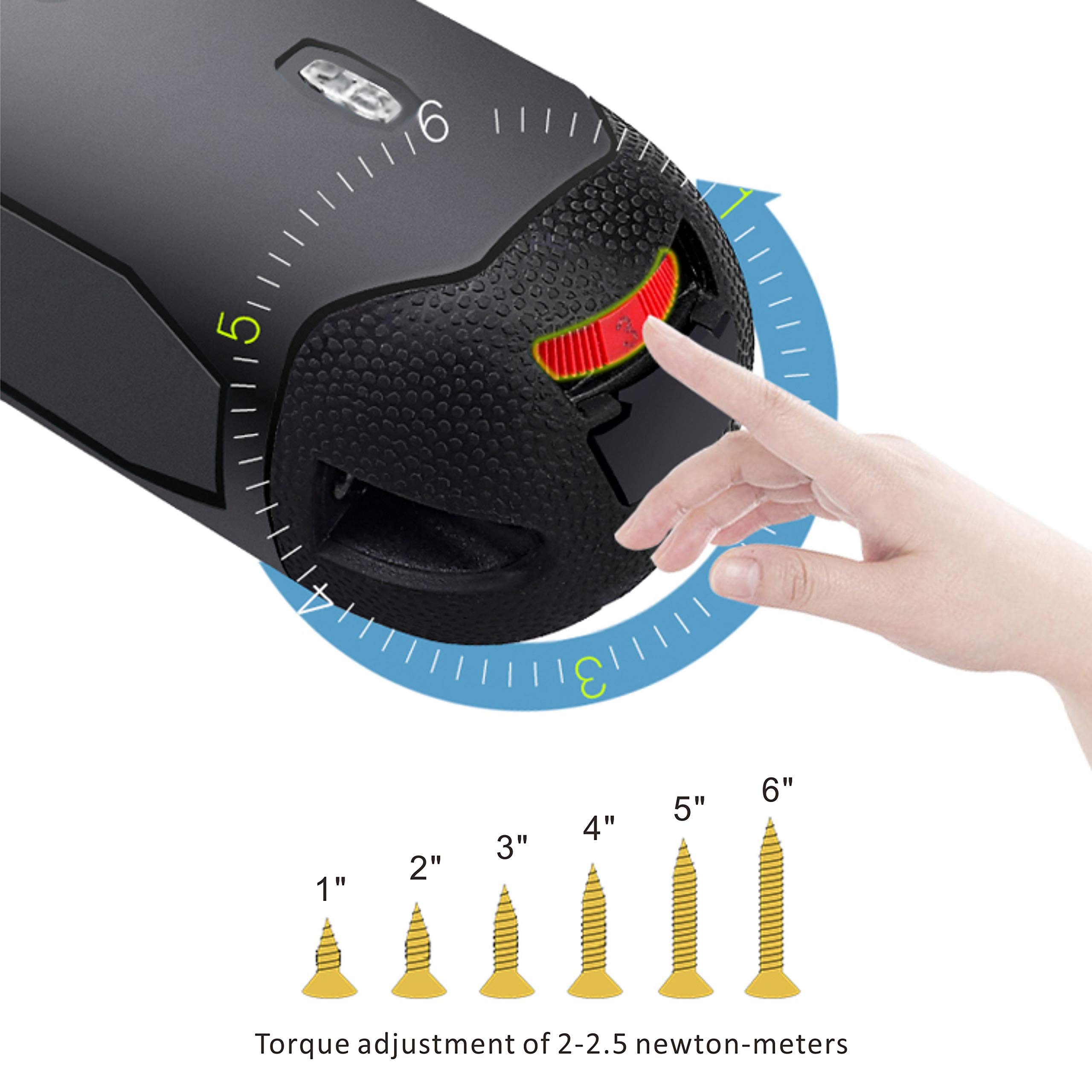 **GOTO Cordless Electric Screwdriver Set - USB Rechargeable, 6 Torque Settings, 10 Bits, Forward/Reverse Switch - Perfect for DIY Projects, Home Repairs & Quick Driving Tasks**