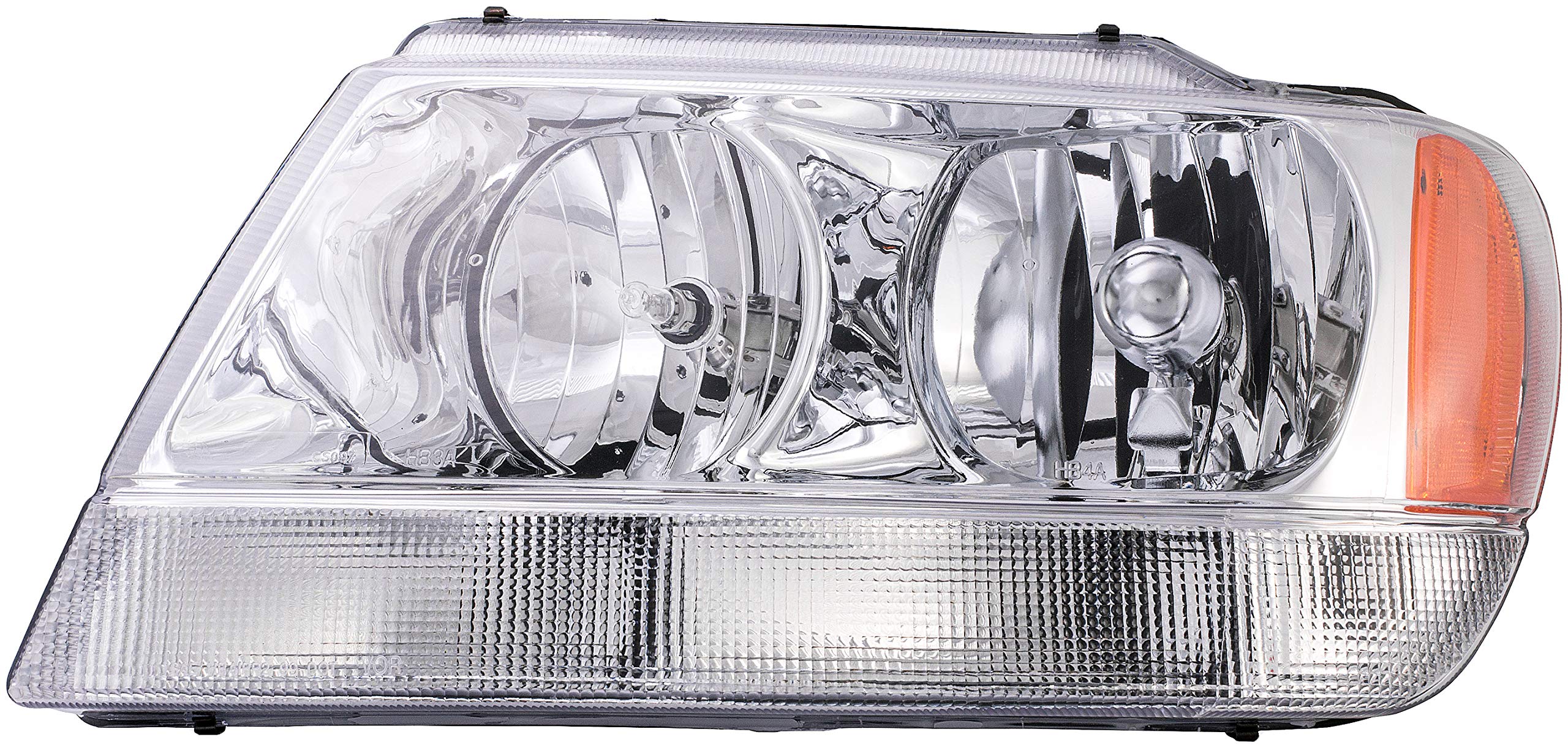 Dorman 1590316 Driver Side Headlight Assembly Replacement for Jeep Wrangler, Cherokee & Grand Cherokee - High Performance Headlights for Night Driving & Off-Road Adventures
