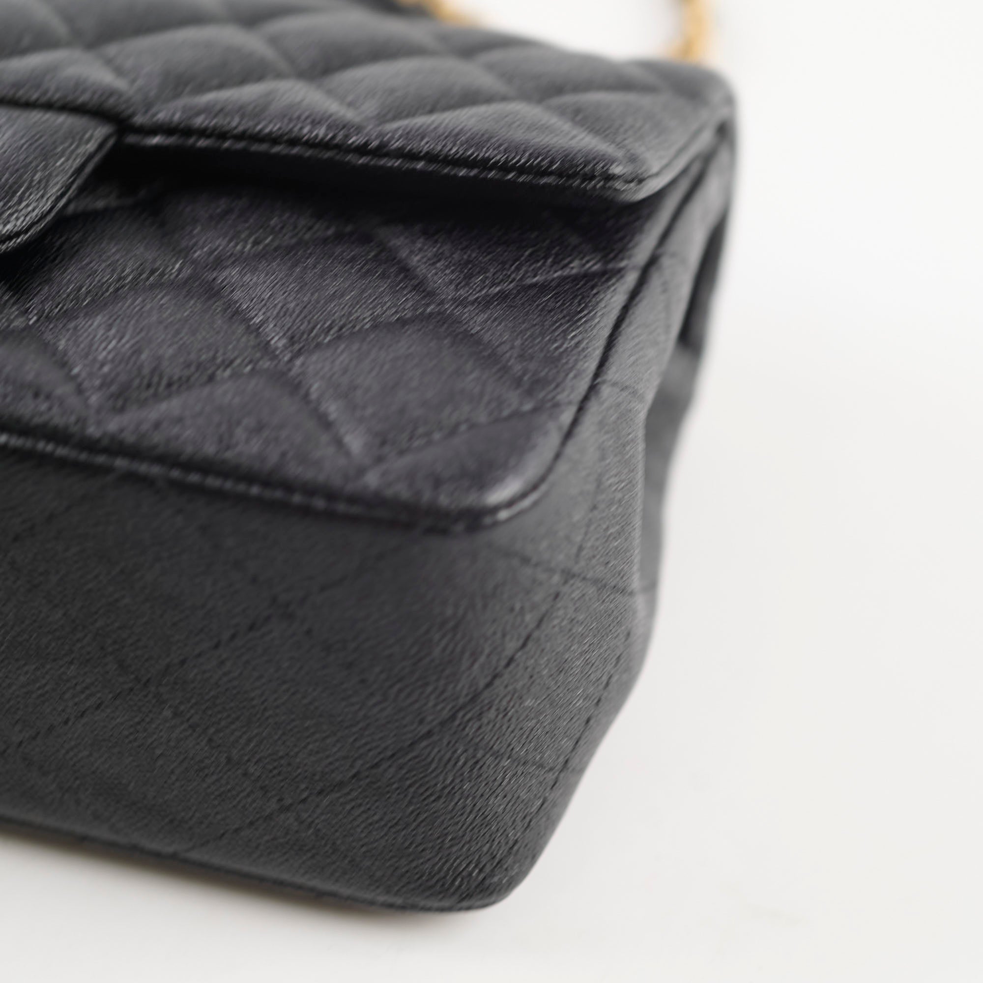 Chanel Caviar Leather Rectangular Top Handle Bag Black 31 Series - Luxury Handbag for Women, Perfect for Work, Parties & Everyday Use
