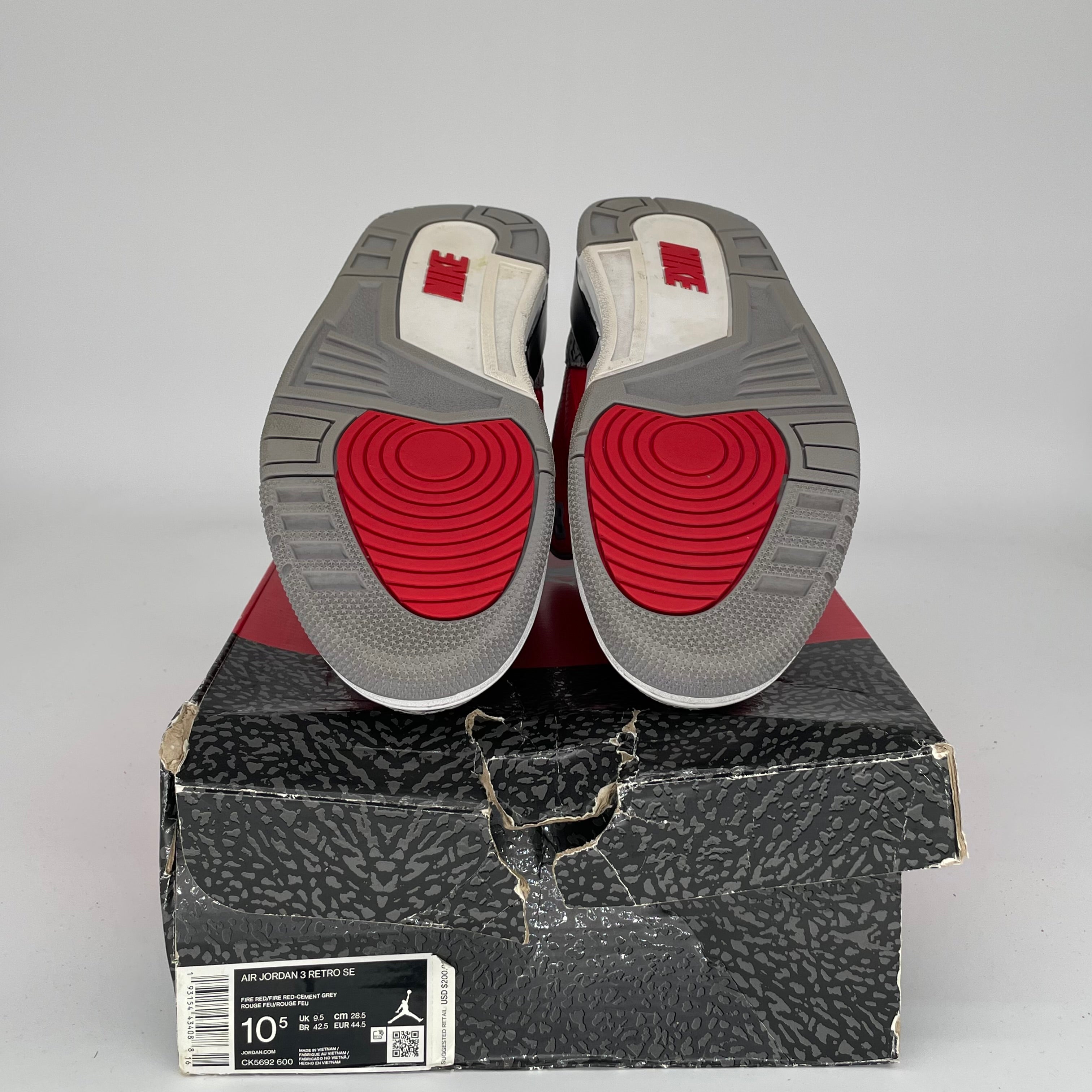 AIR JORDAN 3 UNITE Retro Basketball Shoes Men's Size 10.5 - CK5692-600 | Authentic Nike Sneakers for Streetwear & Basketball Games