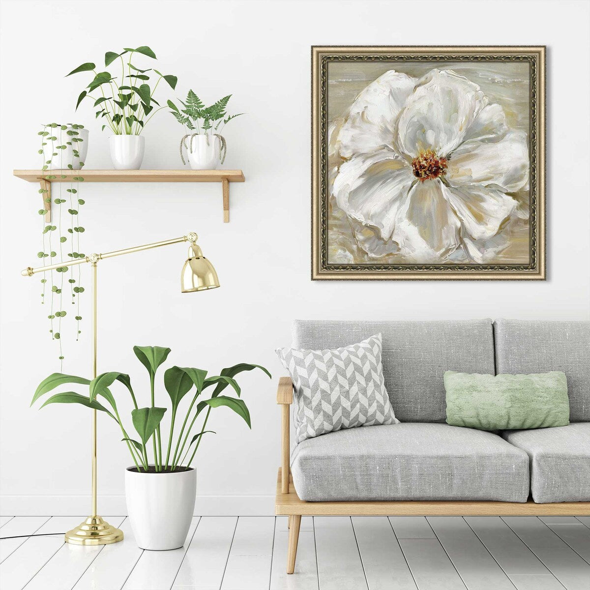 Bloomin' Beauty II Floral Art Print on Premium Acrylic - Elegant Wall Decor for Living Room, Bedroom & Office