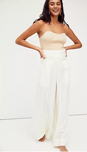 Free People Somebody Like You Ivory Lace Bralette & Panty Set - Medium | Boho Chic Lingerie for Date Nights & Special Occasions