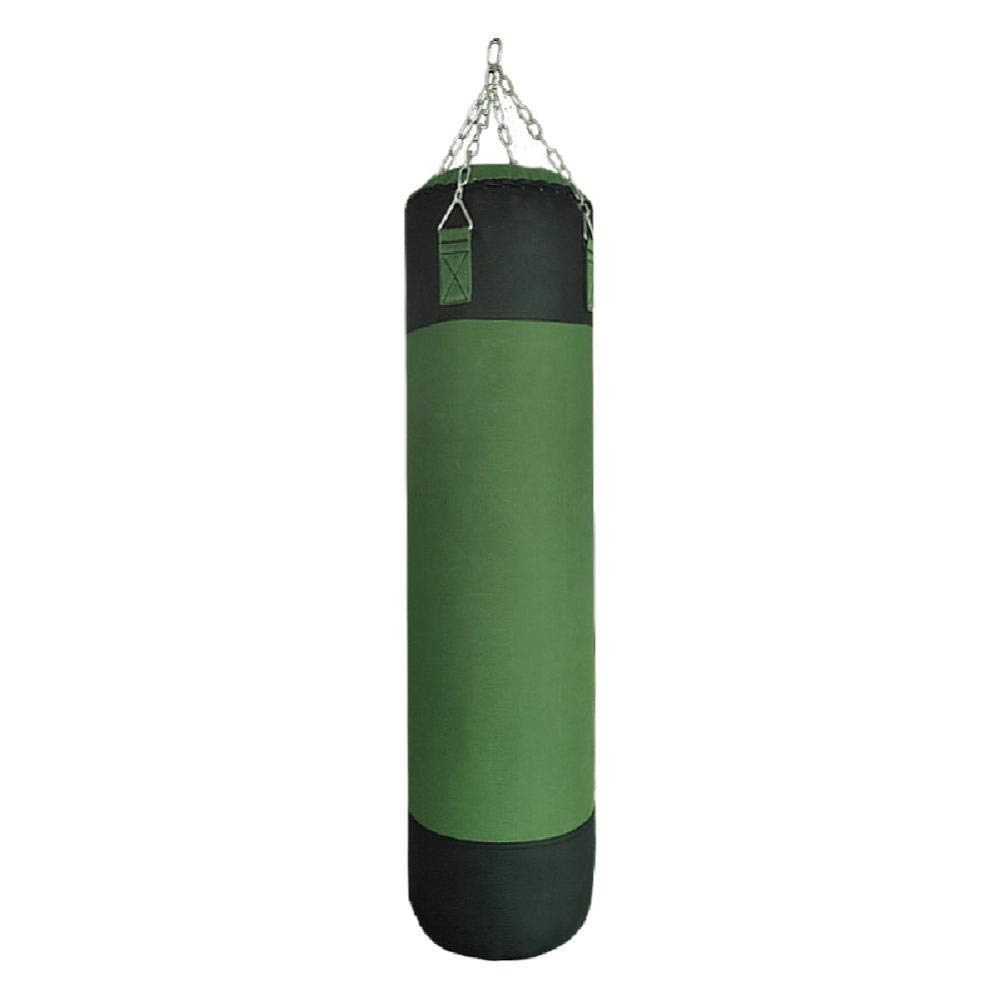 Heavy Duty Punching Bag for Boxing Training - 100cm MMA Kickboxing Muay Thai Karate BJJ Taekwondo Grappling Bag with Chain & Ceiling Hook - Perfect for Home Gym, Martial Arts Studio & Combat Sports Training