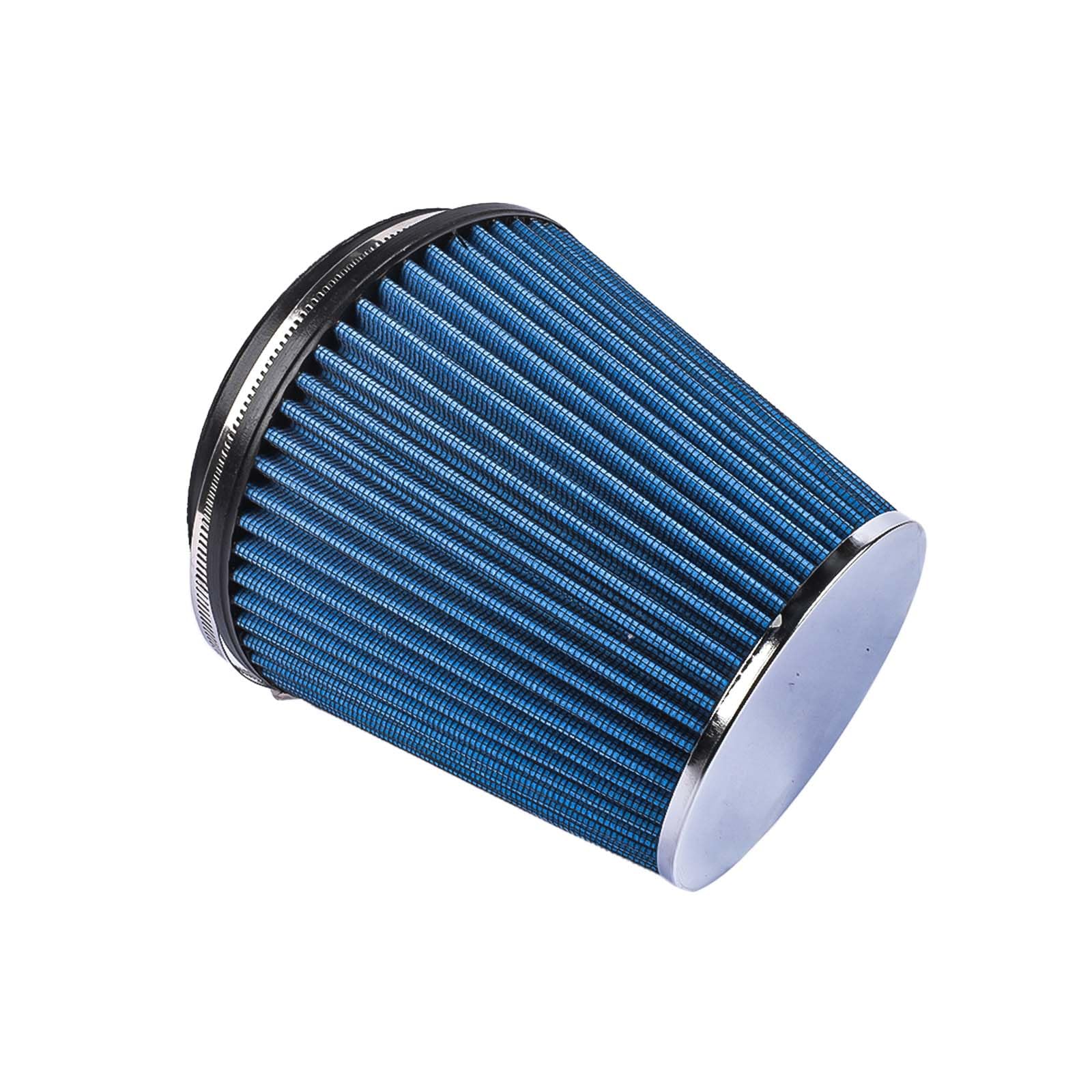 High Performance Heat Shield Cold Air Intake System with Blue Dry Filter - Compatible with 2011-2020 Chrysler 300/300C, Dodge Charger/Challenger 3.6L V6 (HI-DG-12BL) - Improves Engine Power & Fuel Efficiency for Street Racing & Daily Driving