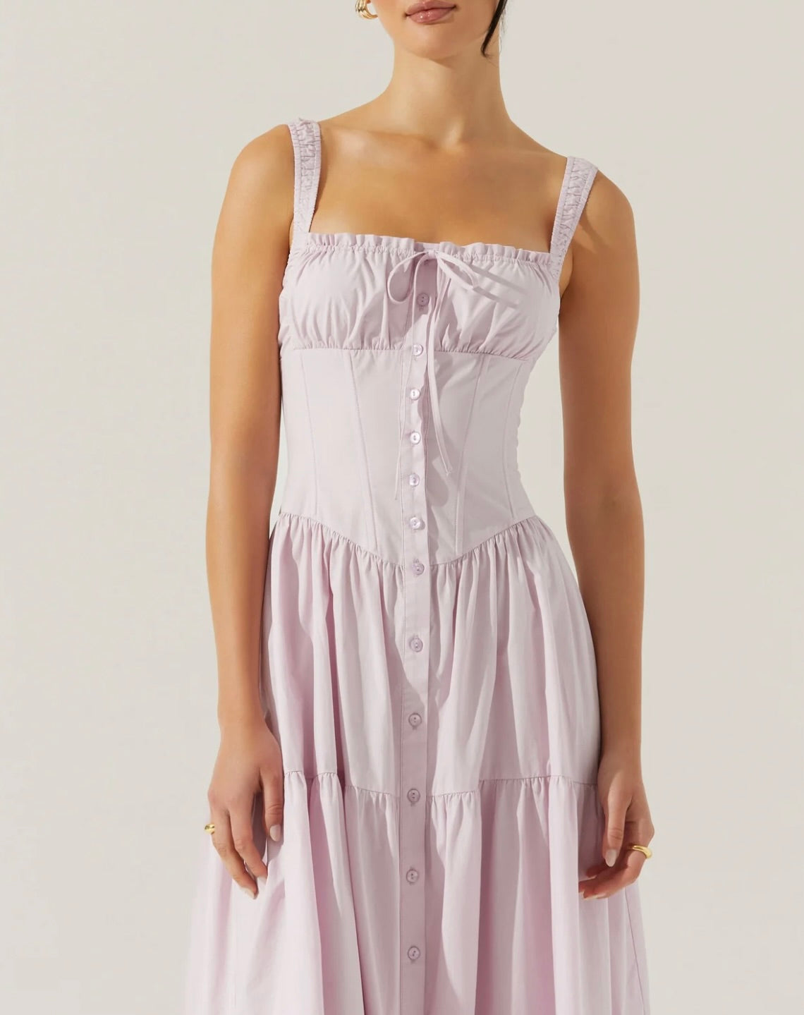 Temperance Tiered Milkmaid Maxi Dress - Flowy Boho Summer Dress for Women | Perfect for Beach, Vacation & Outdoor Events