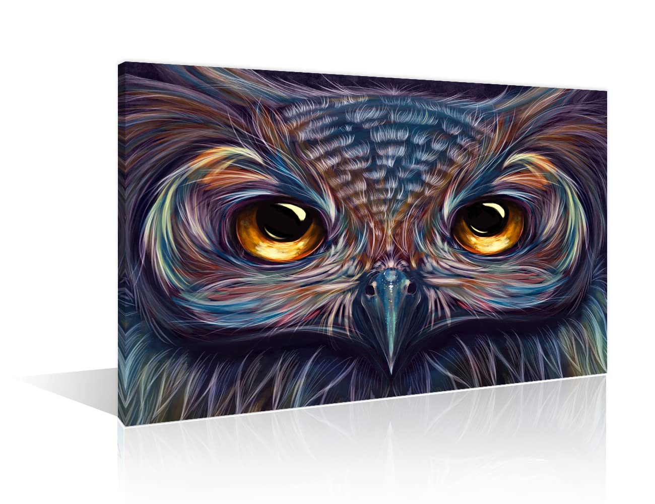 TUMOVO Modern Colorful Owl Canvas Wall Art - 18