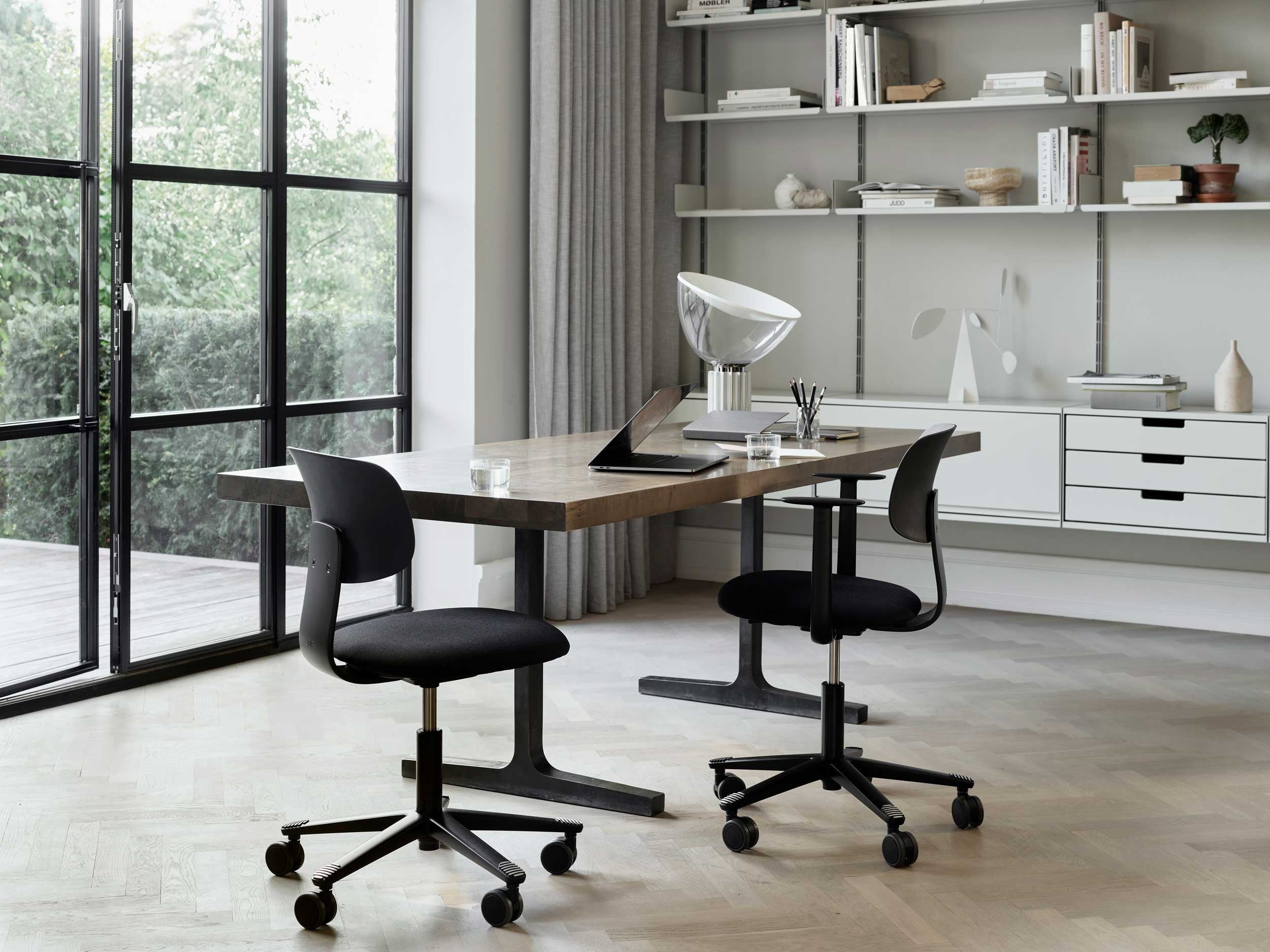 HÅG Tion 2140 Ergonomic Office Chair with Adjustable Armrests - Grey Moss Fabric - Perfect for Home Office, Gaming & Workspace Comfort