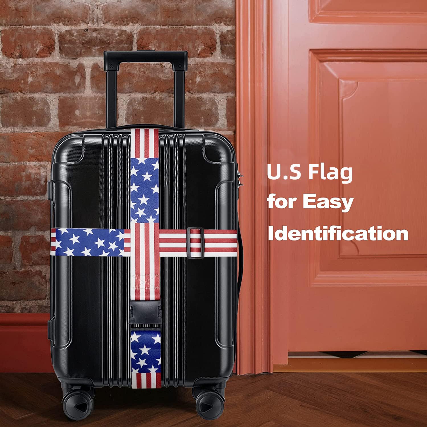TSA Approved Travel Luggage Straps - Secure Suitcase Belt for Airplane Travel | Perfect for Business Trips & Vacation Packing