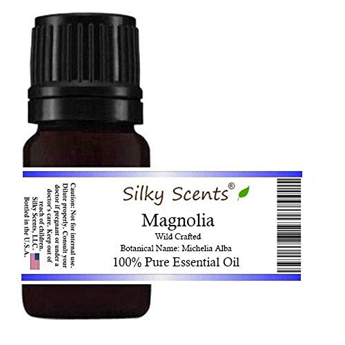 100% Pure & Natural Magnolia Alba (White Champa Flower) Essential Oil - 15ml | Wild Crafted, Therapeutic Grade for Aromatherapy, Massage & Skin Care