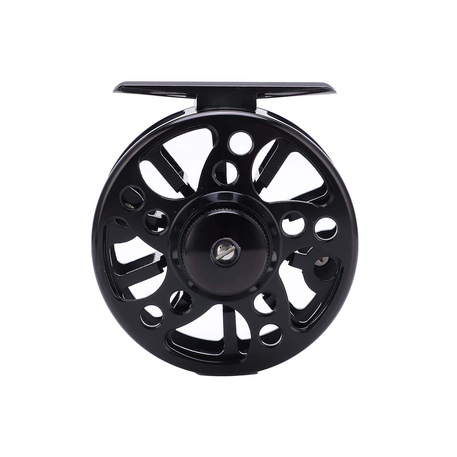 Ubersweet® Aluminum Alloy Fly Fishing Reel - Compact, Lightweight & Durable Spinning Reel for Lake, Ice & Outdoor Fishing | Perfect for Trout, Bass & Salmon Fishing Adventures