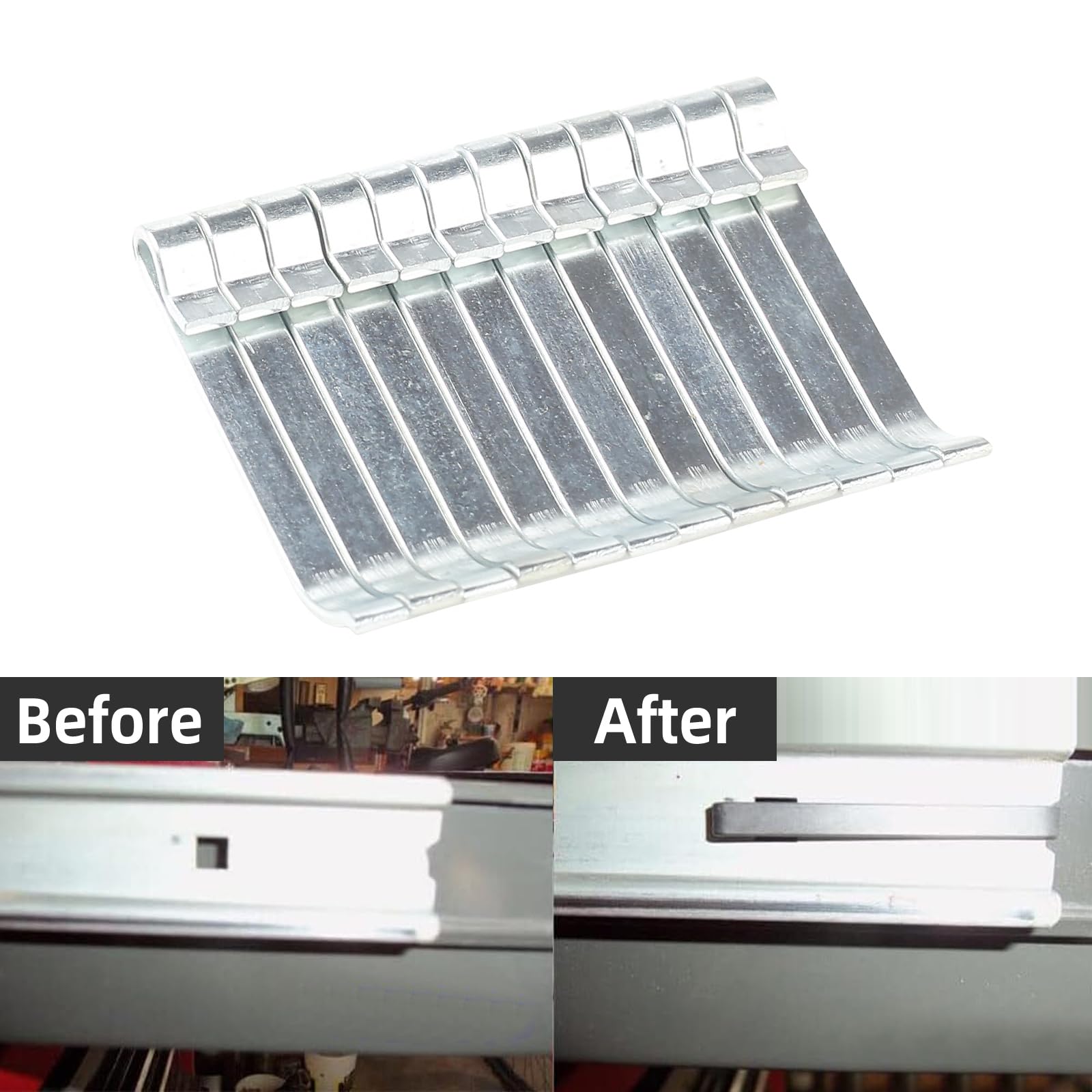 4 Pcs Tool Box Drawer Slide Retaining Clips - Compatible with NAPA, MAC, MATCO, Proto & Craftsman Tool Boxes (1 5/8