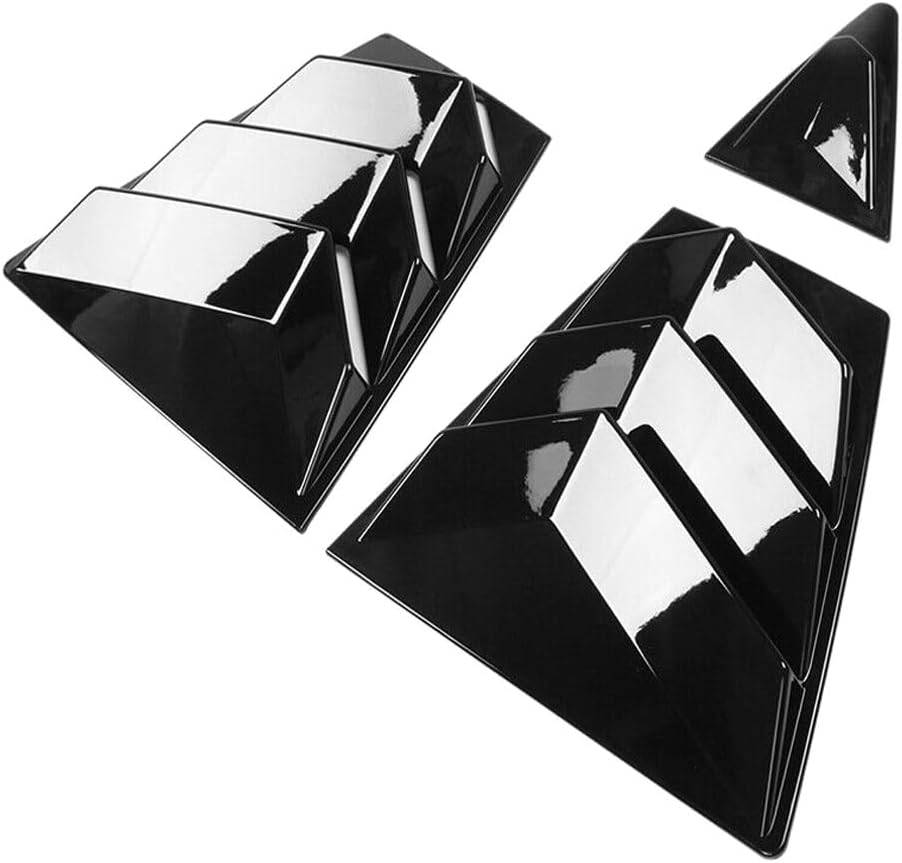 2020-2025 Toyota Corolla Sedan Side Window Louver - ABS Plastic IKON Style Vent Visor for 4 Door Models - Enhances Style & Sun Protection While Driving