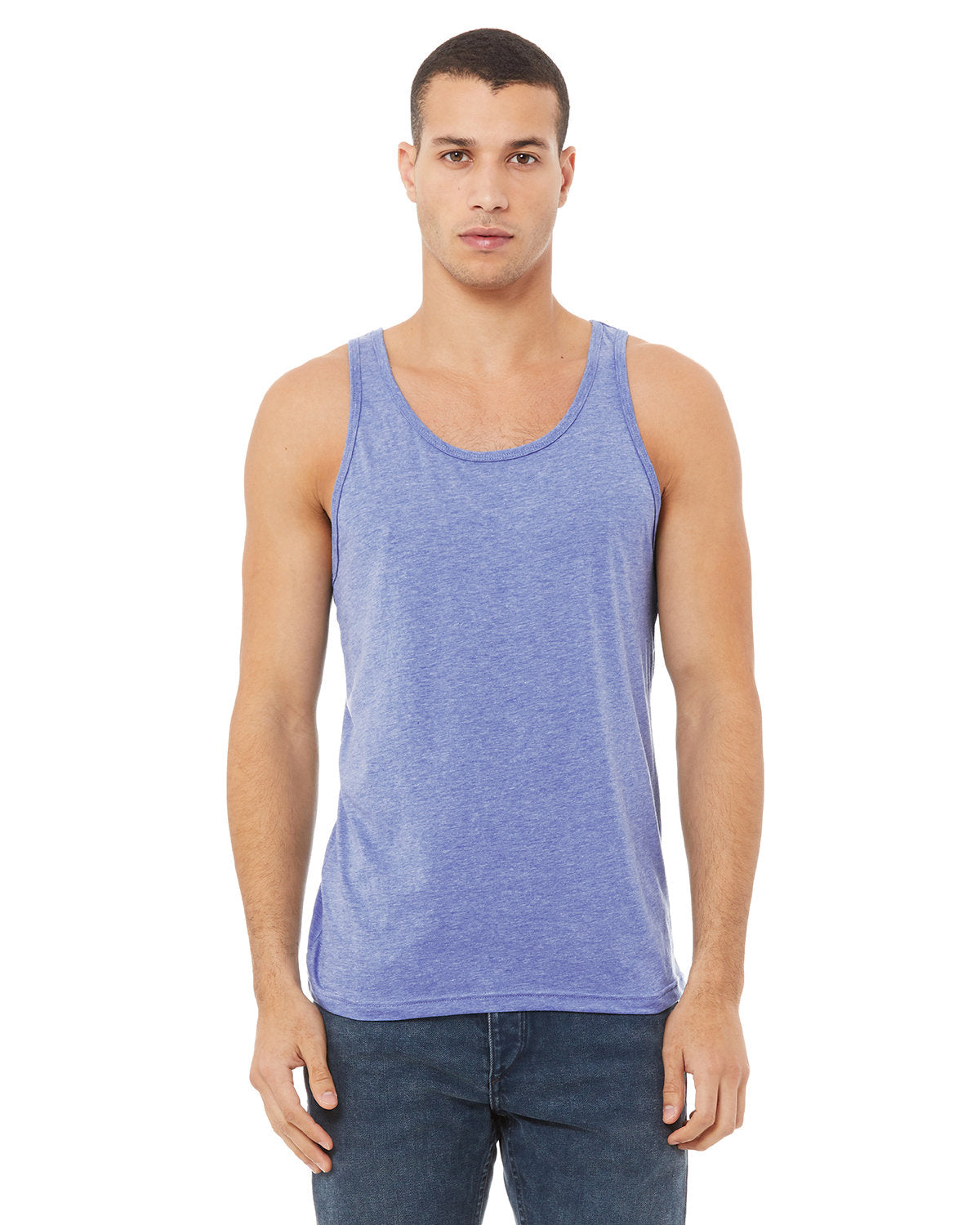 Bella + Canvas 3480 Unisex Jersey Tank Top - Soft Cotton Relaxed Fit for Men & Women - Perfect for Gym, Beach & Summer Outfits