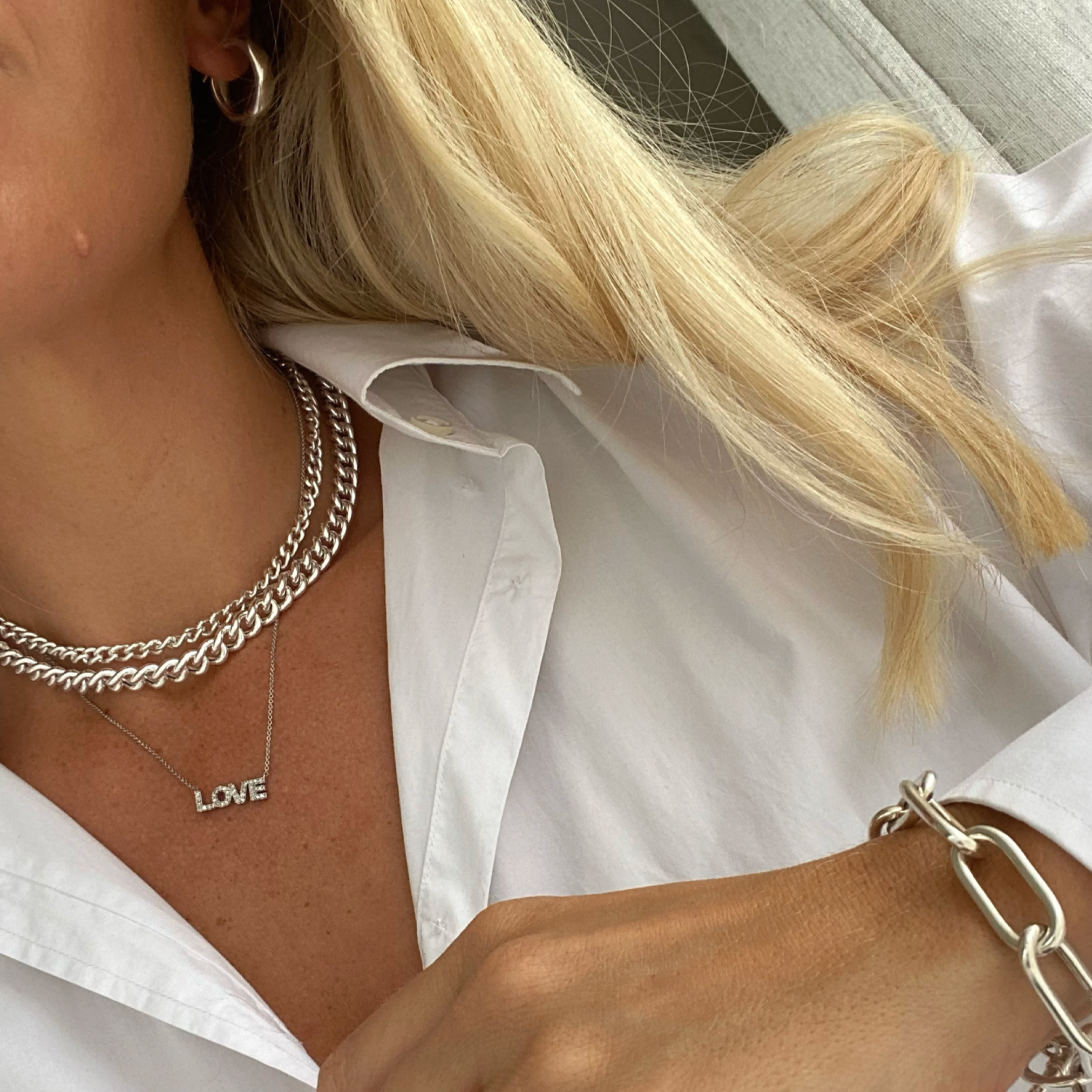 Stylish Silver Curb Chain Necklace for Women - Perfect for Everyday Wear, Layering & Gift Giving