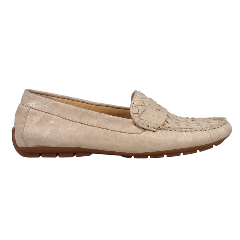 VANELi Women's Adrik Loafers Flats - Comfortable Casual Slip-On Shoes for Women | Black | Perfect for Office, Travel & Everyday Wear