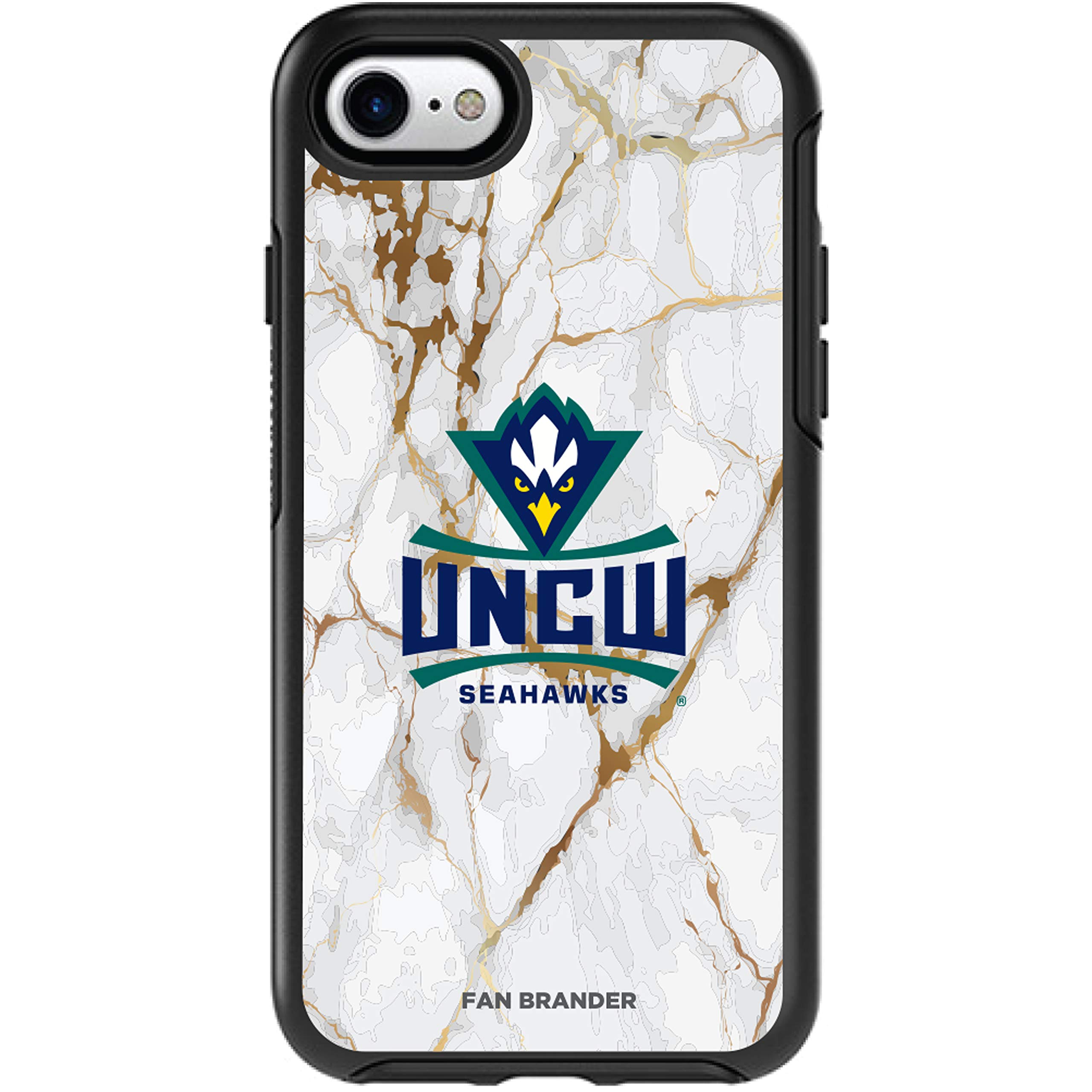 NCAA OtterBox Symmetry iPhone Case - White Marble Design for Apple iPhone | Durable Protection for Daily Use