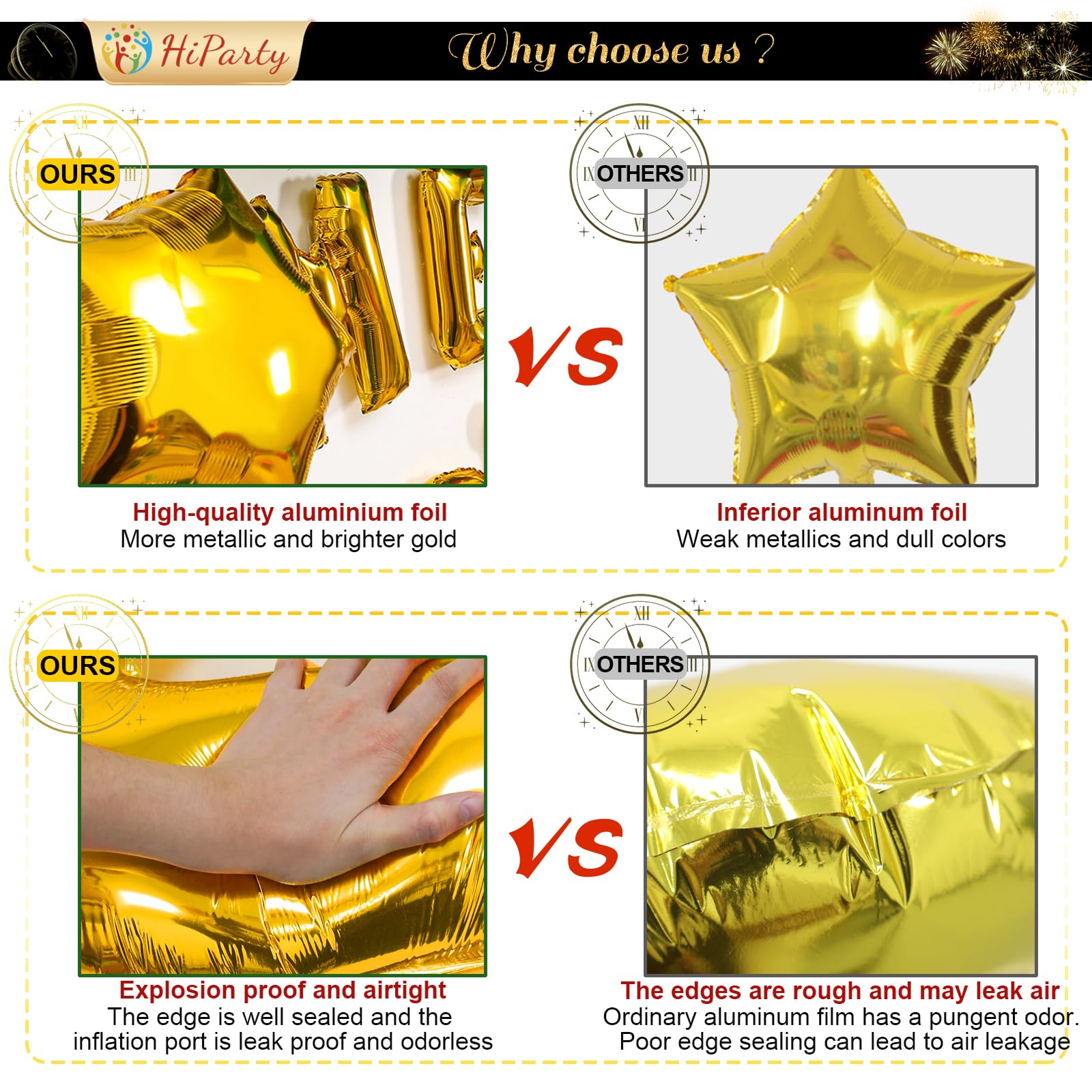 42 Inch Large 2025 Balloon Numbers with Star Balloons - Gold Foil Graduation Party Decorations & Supplies for 2025 Graduation Celebrations, Birthday Parties, and Special Events