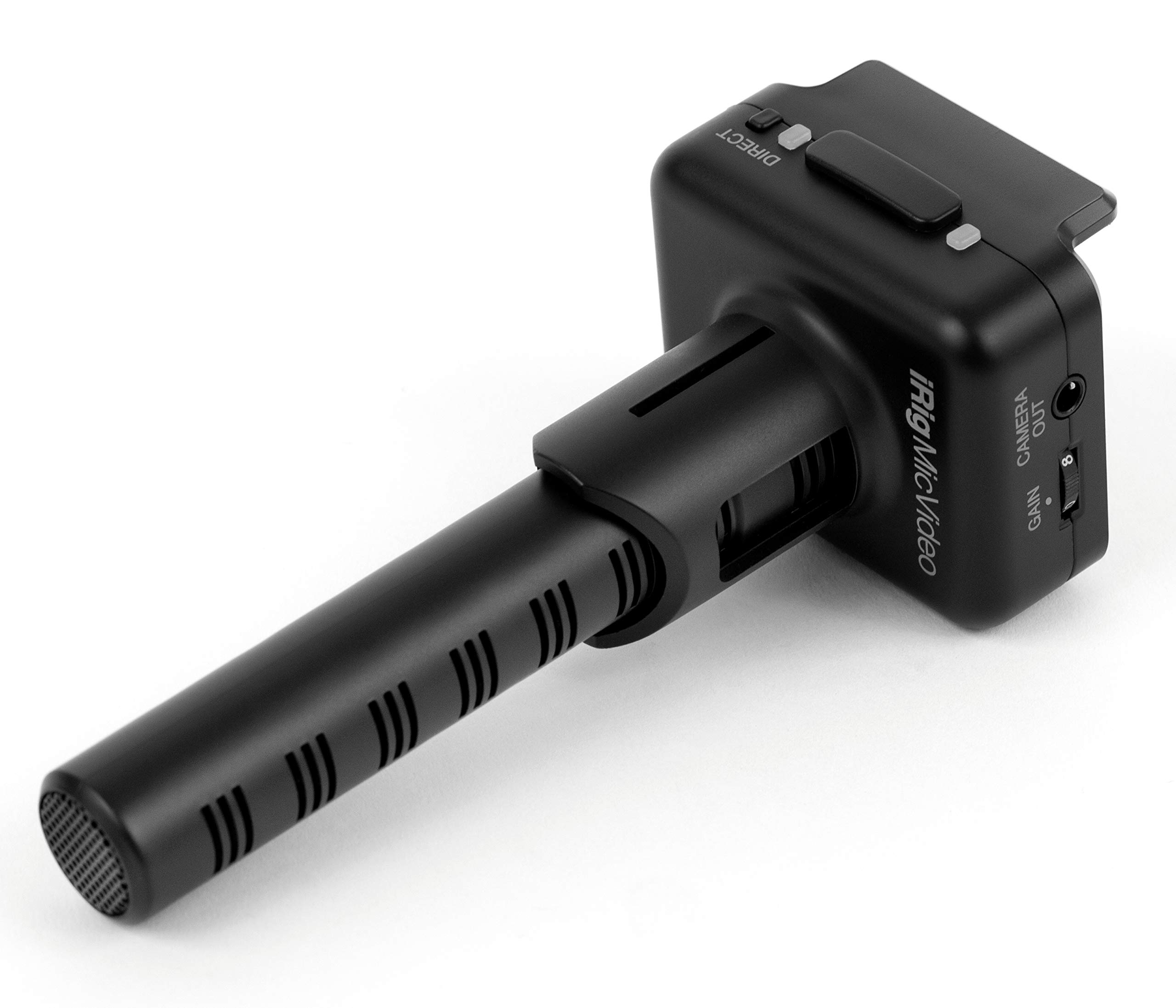 IK Multimedia iRig Mic Video - Professional 24-bit/96kHz USB Microphone with Crystal Clear Sound for Smartphones, Tablets, DSLR Cameras - Perfect for Vlogging, Podcasting & Live Streaming