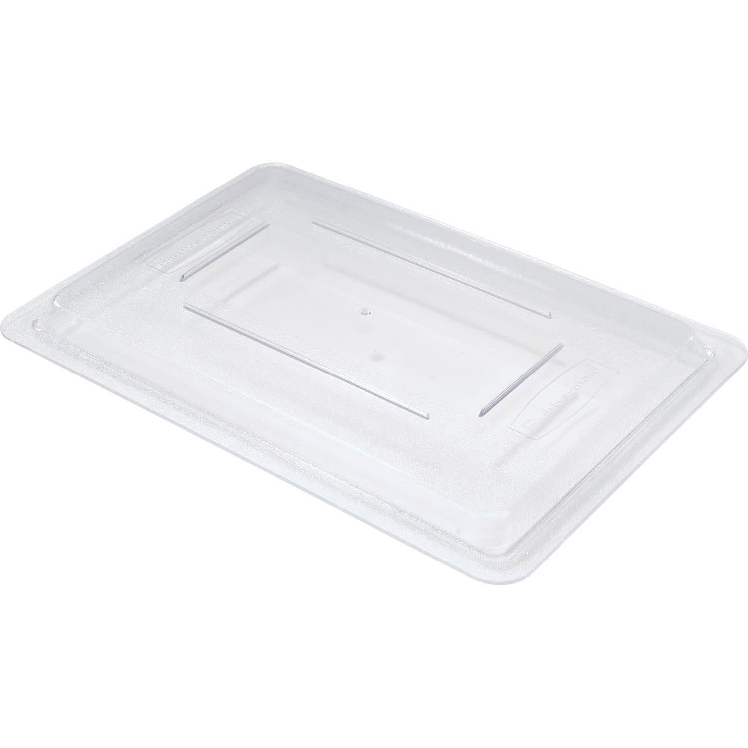 Rubbermaid Clear Polyethylene Tote Box Lids - Set of 6 - Compatible with Models 4444532 & 4444632 - Durable Storage Solution for Home, Office, and Warehouse Organization