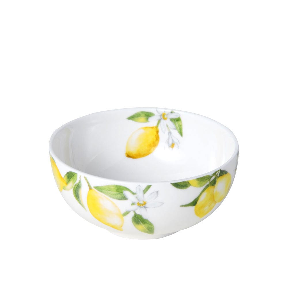 40-Piece Lemon-Themed Dinnerware Set - Service for 8 - Modern Porcelain Tableware for Family Dinners, Parties & Restaurant Use