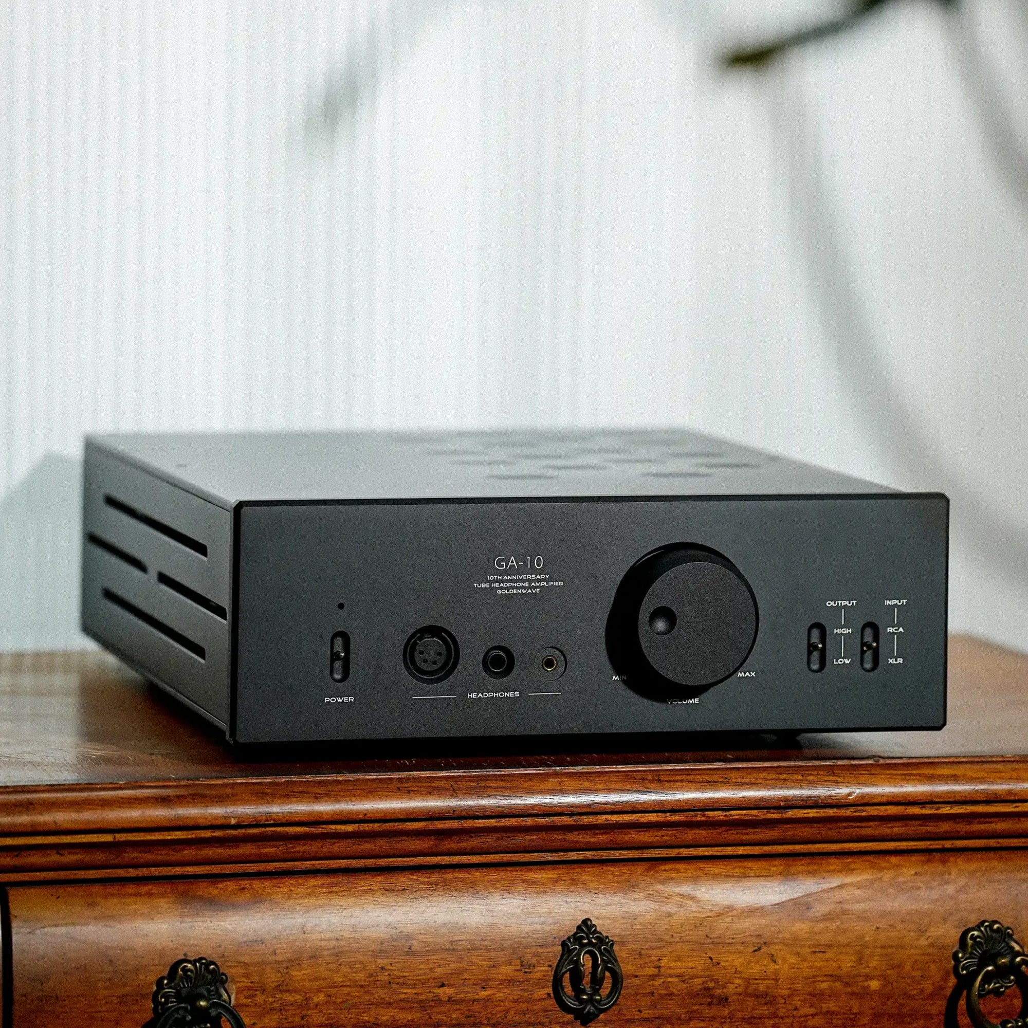 HIFIMAN GA 10 Tube Headphone Amplifier - High-Fidelity Audio for Audiophiles | Perfect for Home Studio & Vinyl Listening Sessions