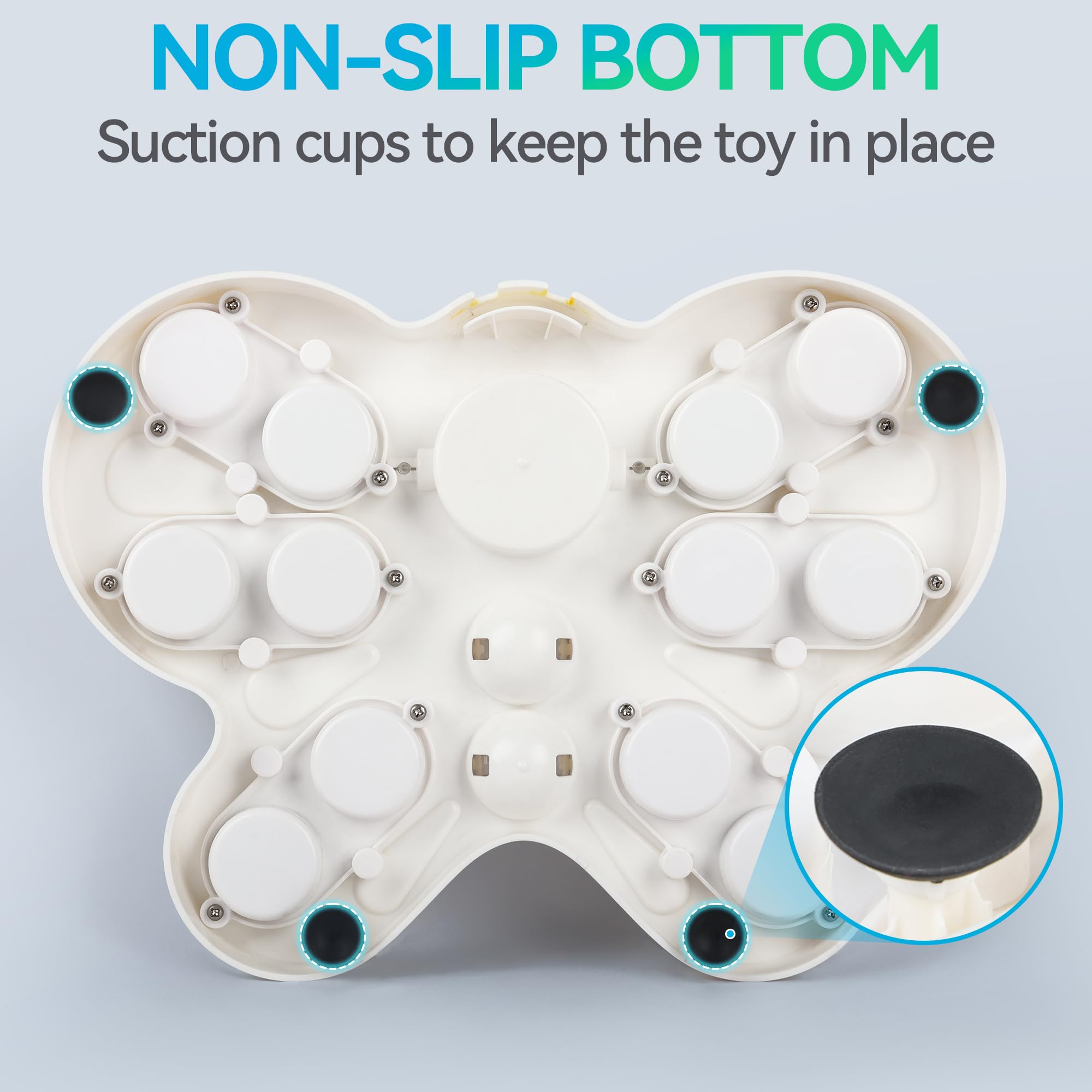 Interactive Cat Treat Puzzle Slow Feeder - Butterfly Shape Enrichment Toy for Indoor Kittens | Stimulating Maze Food Dispenser for Mental Exercise & Boredom Relief | Perfect for Mealtime Fun & Behavior Training