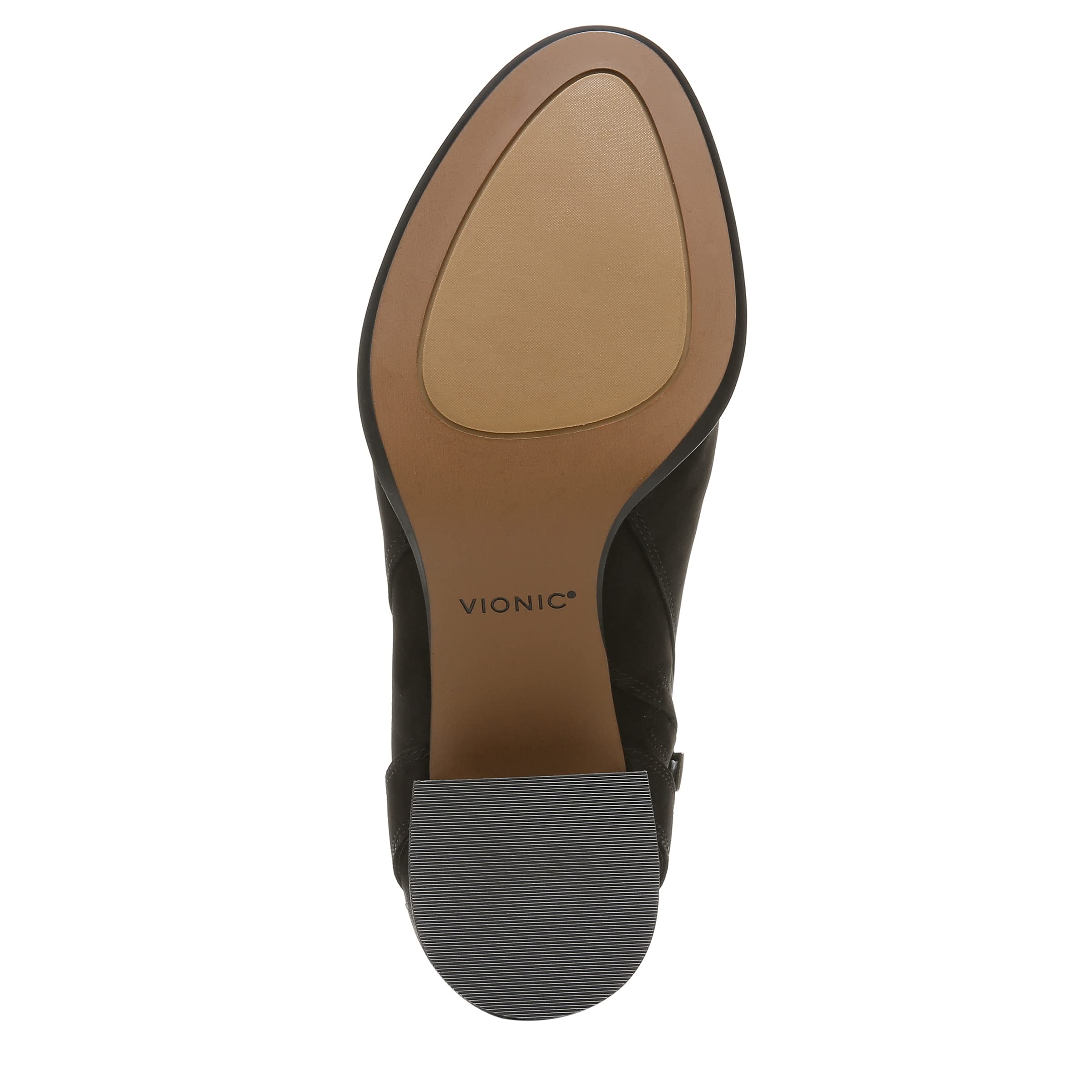 Vionic Women's Sienna Black Bootie 7.5 M US - Comfortable Ankle Boots for Walking, Work & Casual Outfits