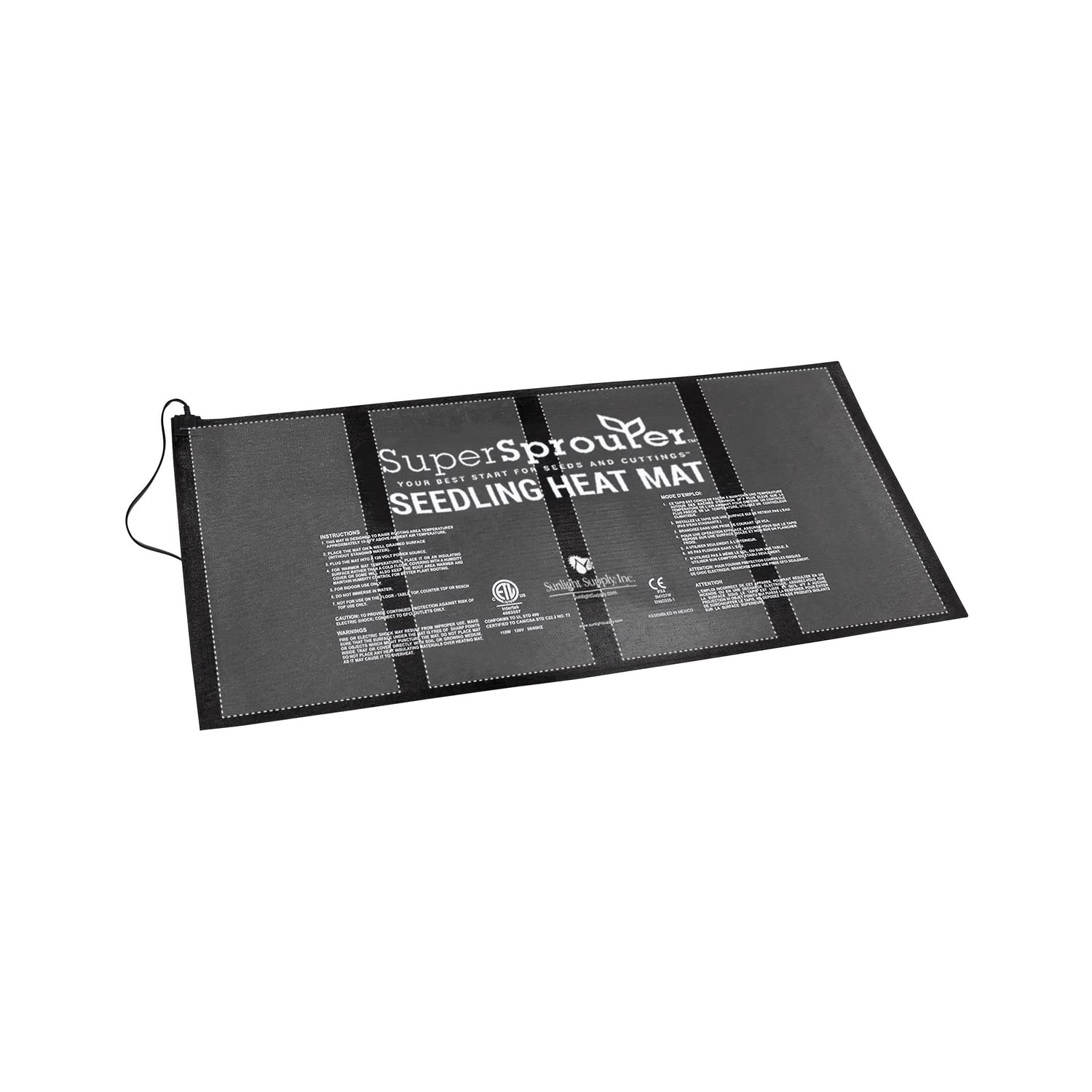 Super Sprouter 2 Tray Seedling Heat Mat - 10