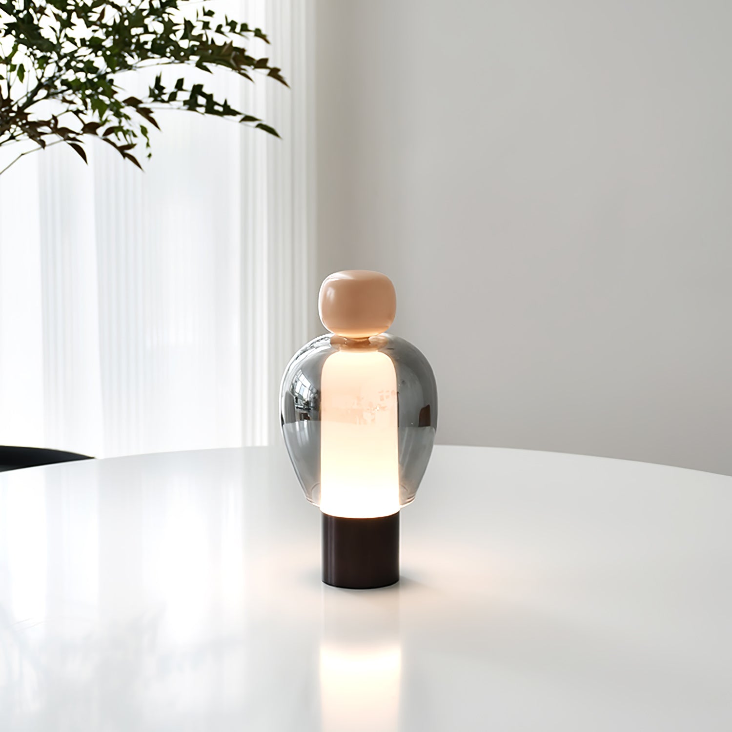 Lumina Joy Table Lamp - Modern LED Nightstand Lamp with Touch Control, Dimmable Warm White Light for Bedroom, Living Room, Office - Perfect for Reading, Relaxing & Decor