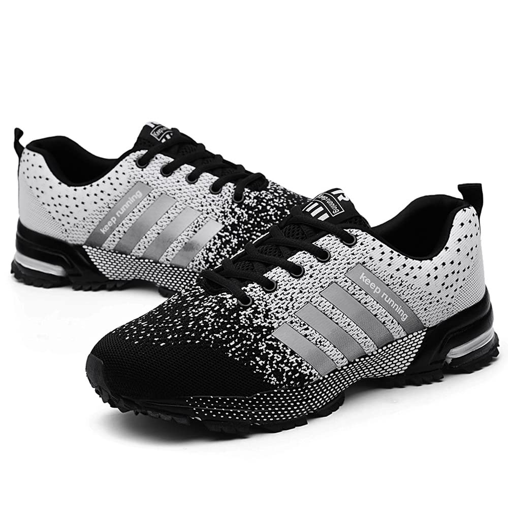 Men's Running Shoes - Lightweight Athletic Sneakers for Jogging, Gym & Casual Wear - Breathable Comfortable Sports Shoes for Men