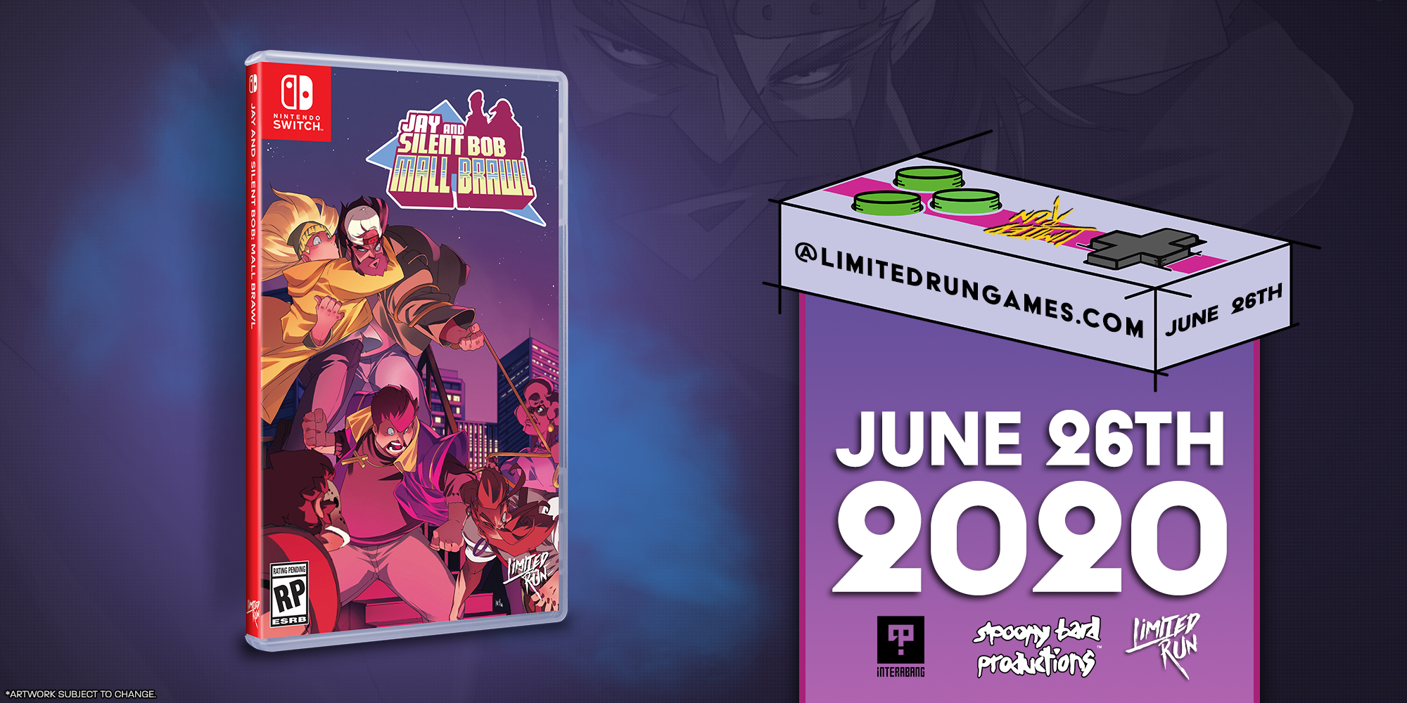 Switch Limited Run #76: Jay and Silent Bob Mall Brawl - Classic Retro Beat 'Em Up Game for Nintendo Switch | Perfect for Fans of 90s Nostalgia & Co-op Gaming