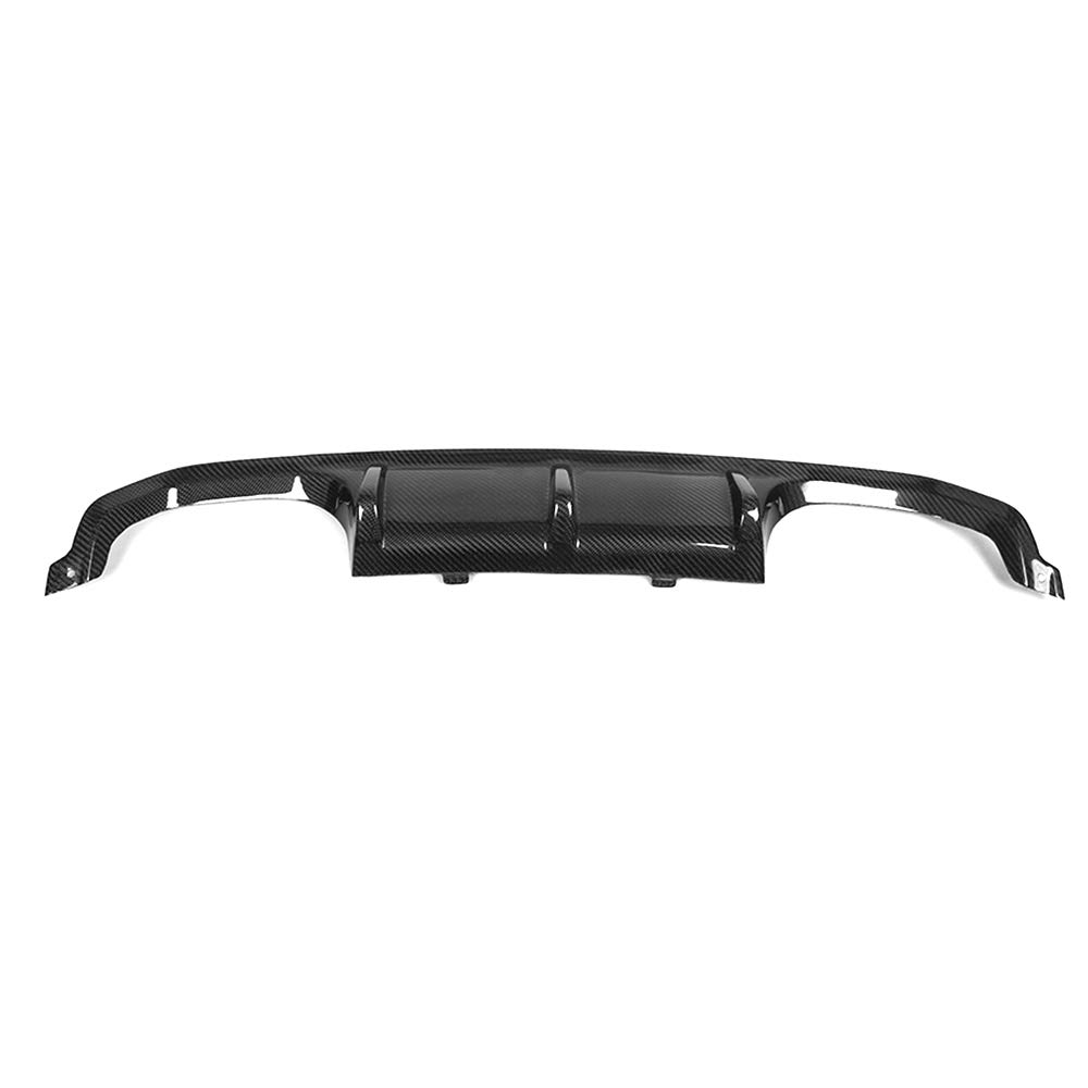 IKON MOTORSPORTS P Style Carbon Fiber Rear Diffuser for 2015-2020 BMW M4 Coupe F82 - Under Chin Lip Spoiler for Enhanced Aerodynamics & Sporty Styling | Perfect for Track Days & Car Shows