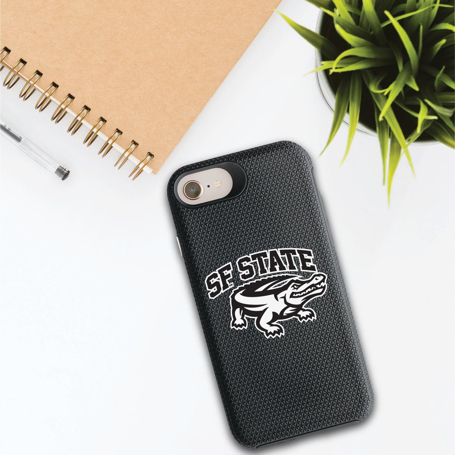 OTM Essentials Durable Shockproof Phone Case for iPhone 12/12 Pro | San Francisco State University Design | Perfect for College Students & Outdoor Activities
