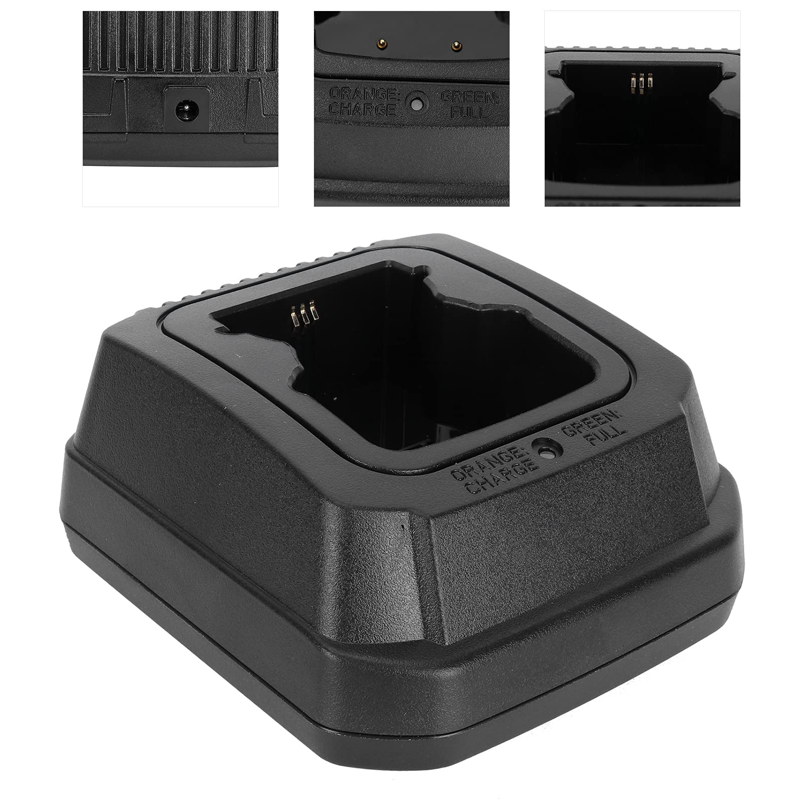 Sepura STP8000 STP9000 Desktop Battery Base Set - 100-240V Universal Power Supply - Black Radio Accessory for Emergency & Security Communications