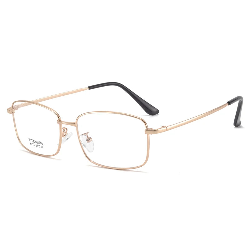 Bclear Women's Full Rim Square Titanium Eyeglasses Frame 48013 - Lightweight & Durable Eyewear for Work, Reading & Fashion