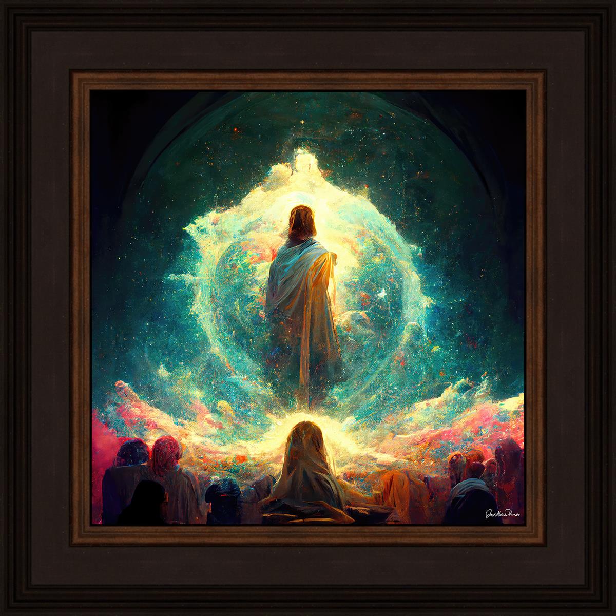 Jesus Christ The Creator - Religious Wall Art for Home & Church Decor | Inspirational Christian Gift for Faithful Believers